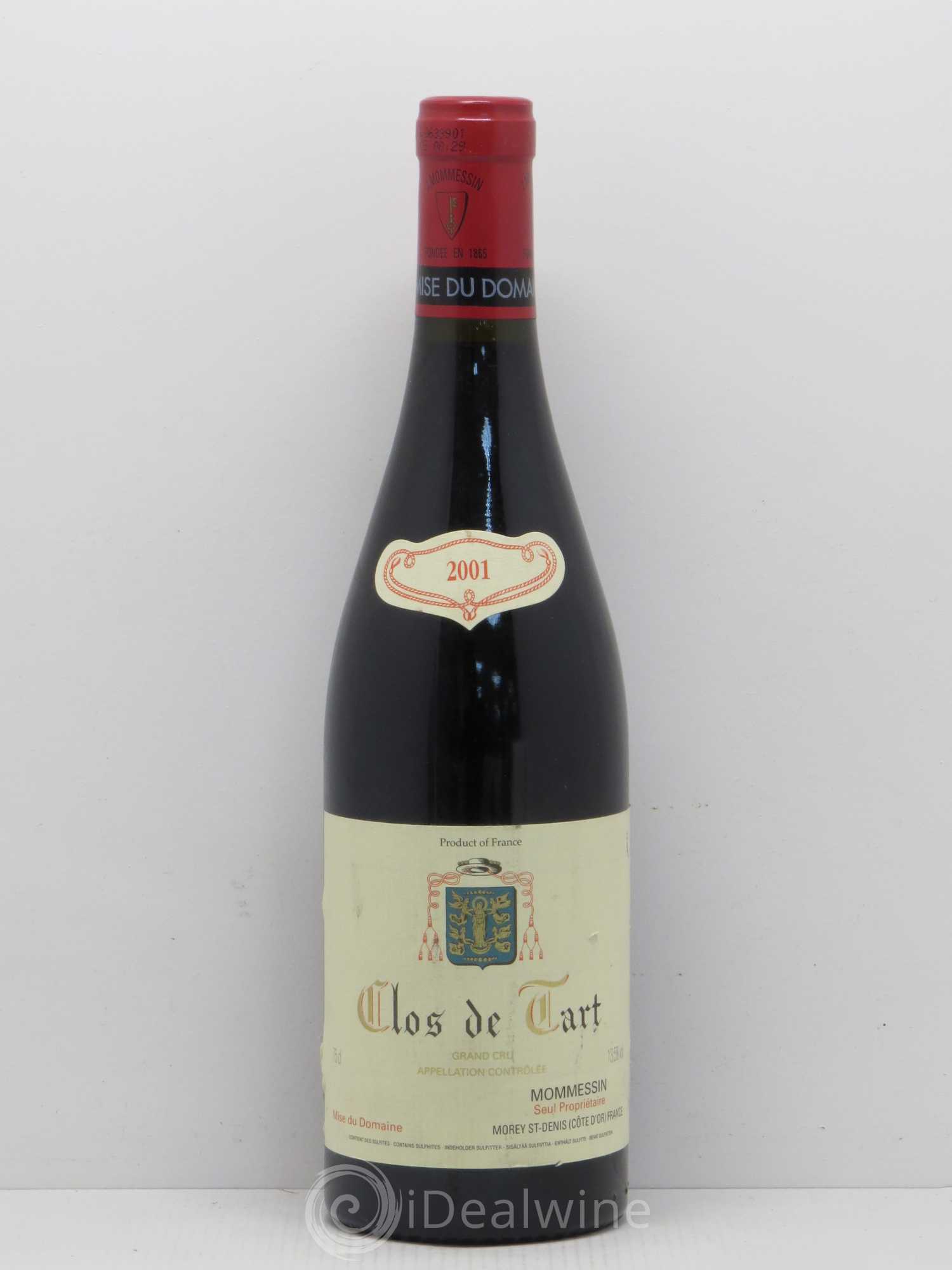 Clos de Tart Grand Cru Clos de Tart 2001 - Lot de 1 bouteille - 0