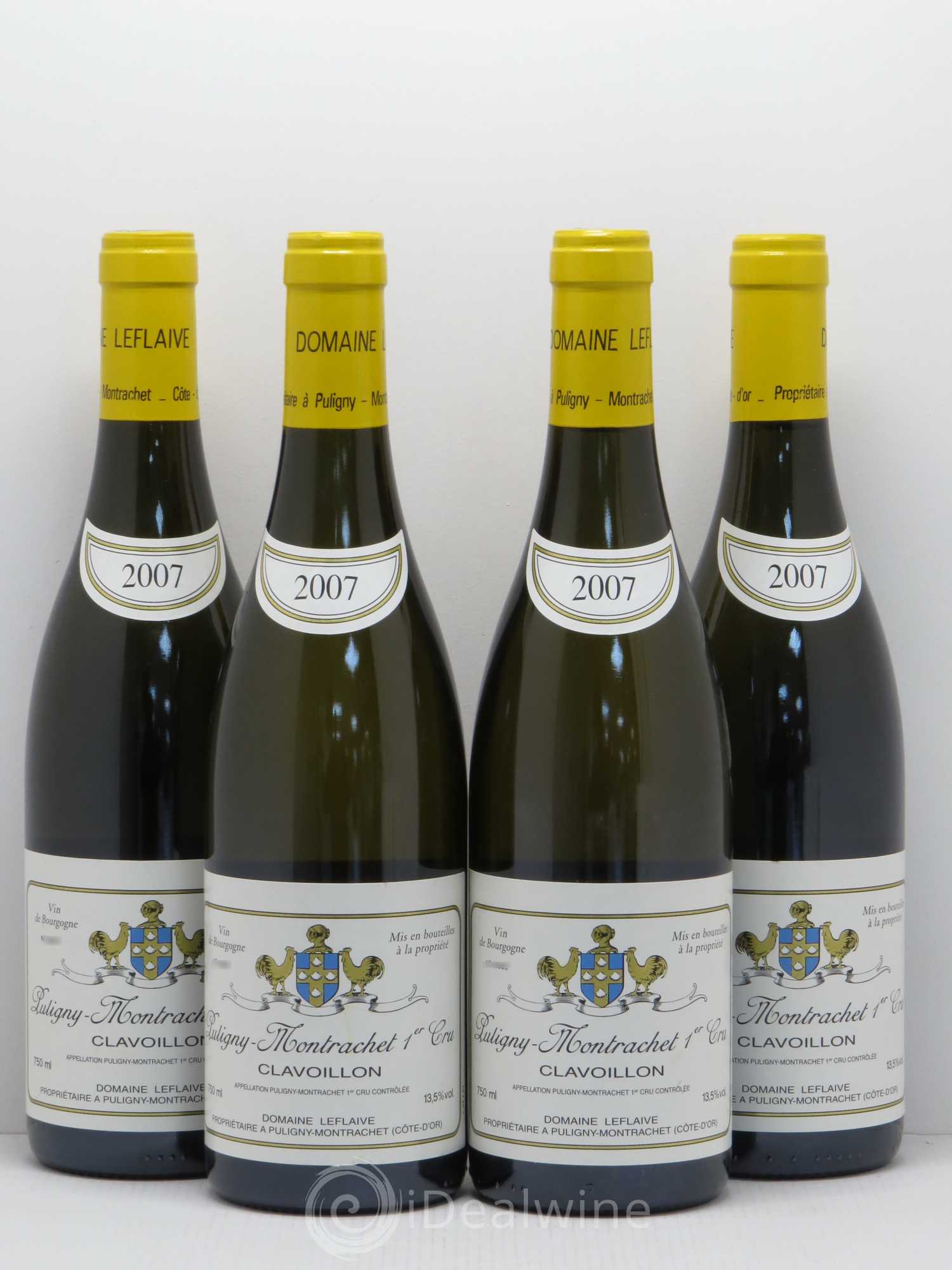 Puligny-Montrachet 1er Cru Clavoillon Leflaive (Domaine) 2007 - Lot de 4 bouteilles - 0