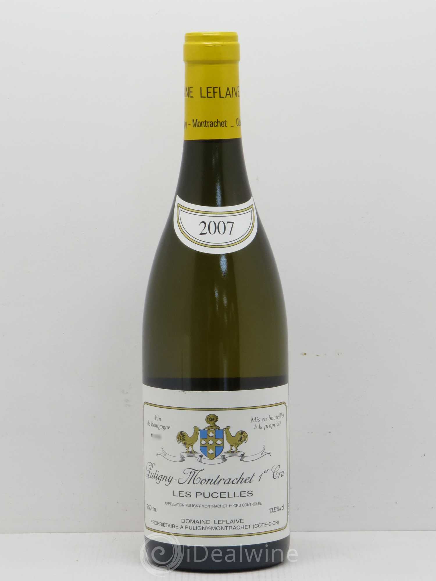 Puligny-Montrachet 1er Cru Les Pucelles Leflaive (Domaine) 2007 - Lot de 1 bouteille - 0