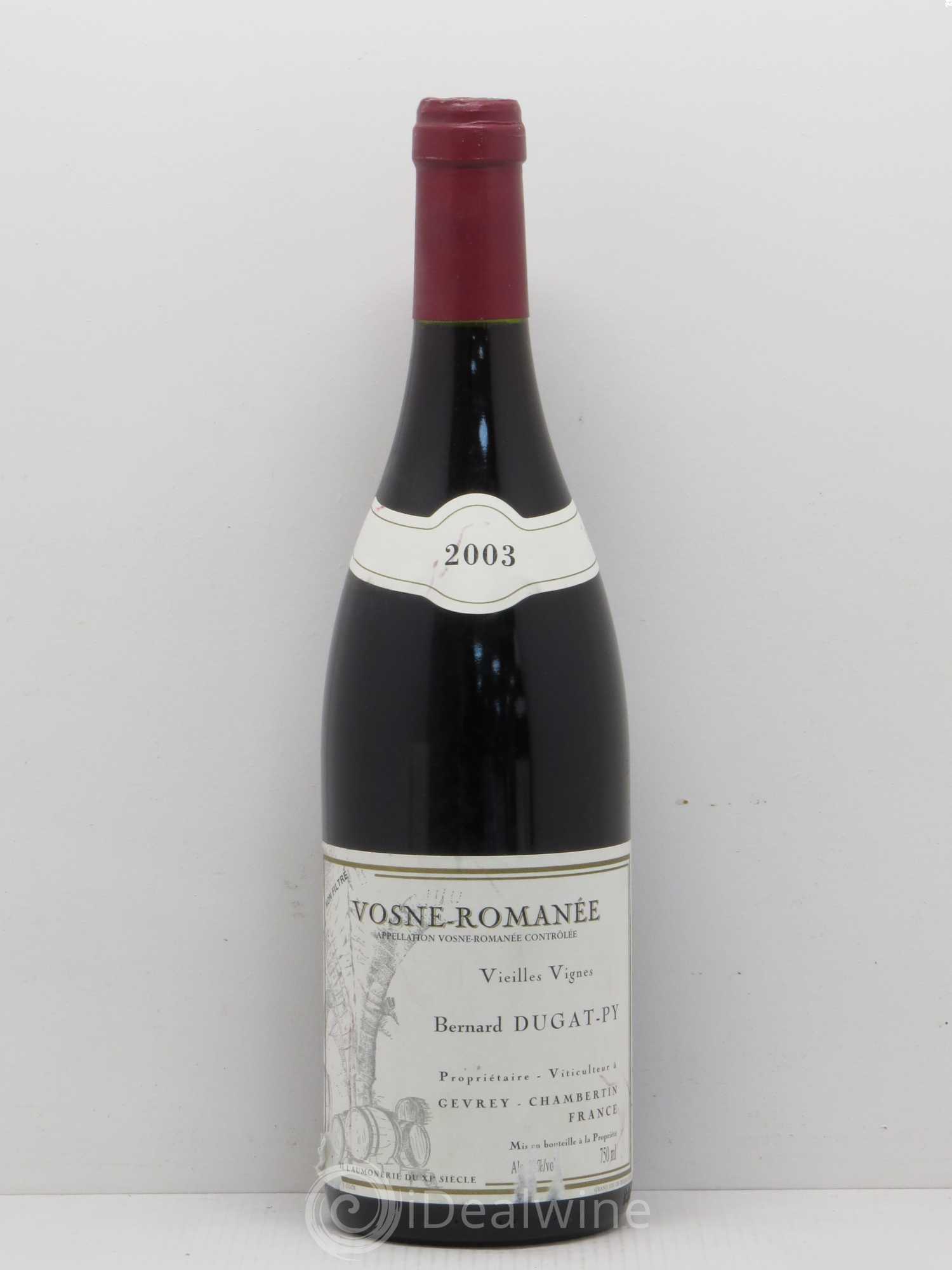 Vosne-Romanée Vieilles Vignes Dugat-Py 2003 - Lot de 1 bouteille - 0