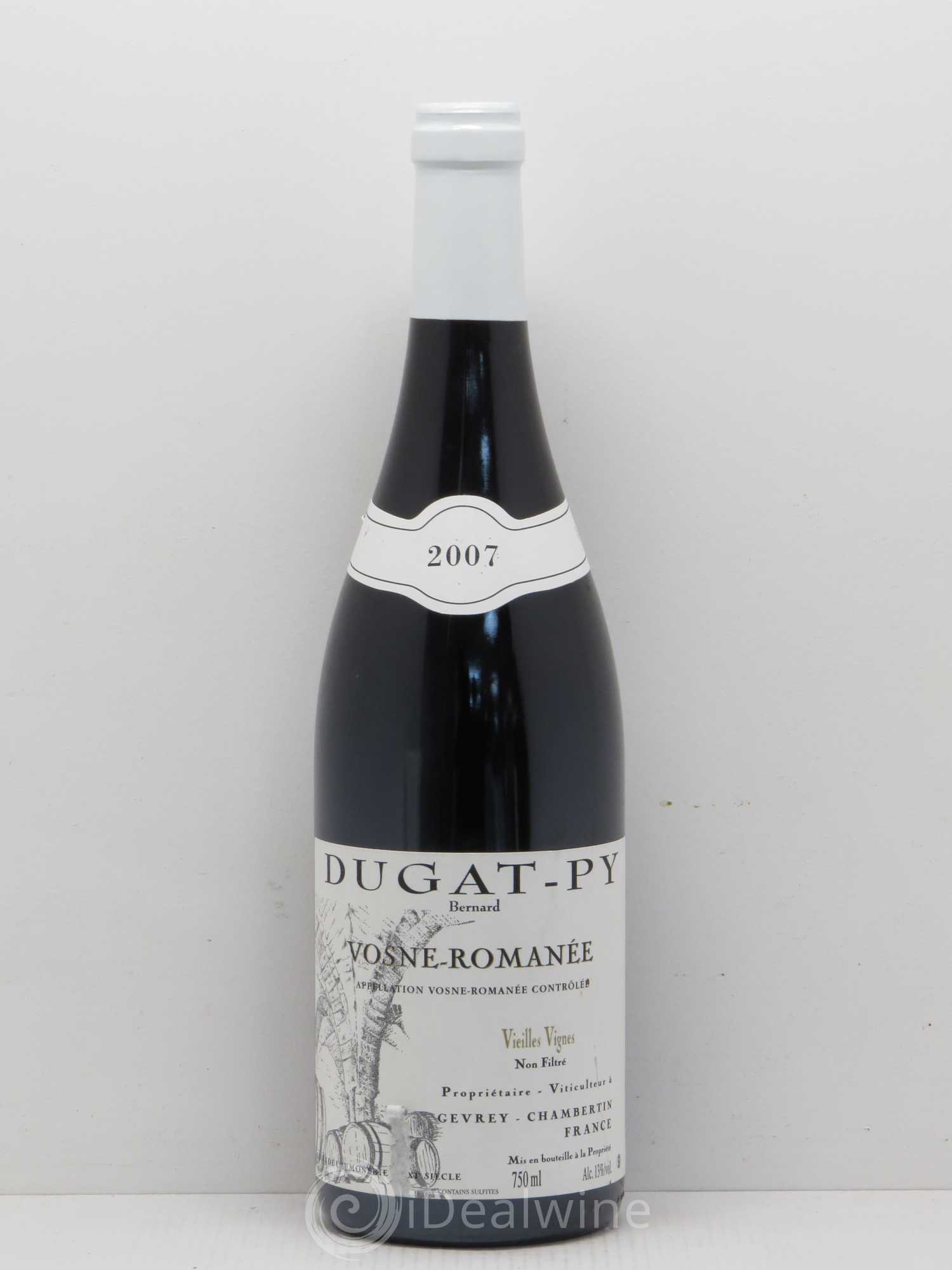 Vosne-Romanée Vieilles Vignes Dugat-Py 2007 - Lot de 1 bouteille - 0