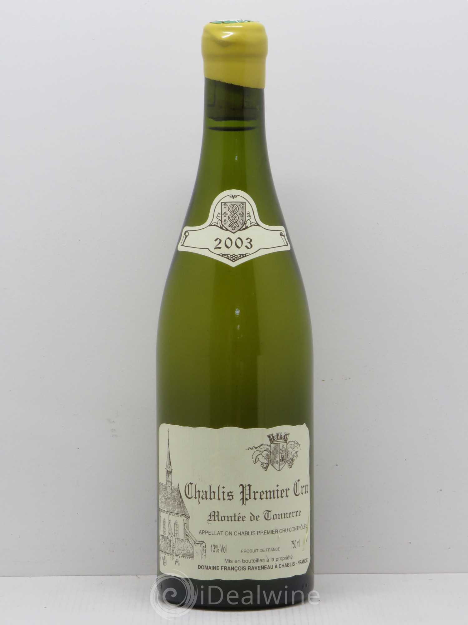 Chablis 1er Cru Montée de Tonnerre Raveneau (Domaine) 2003 - Lot de 1 bouteille - 0