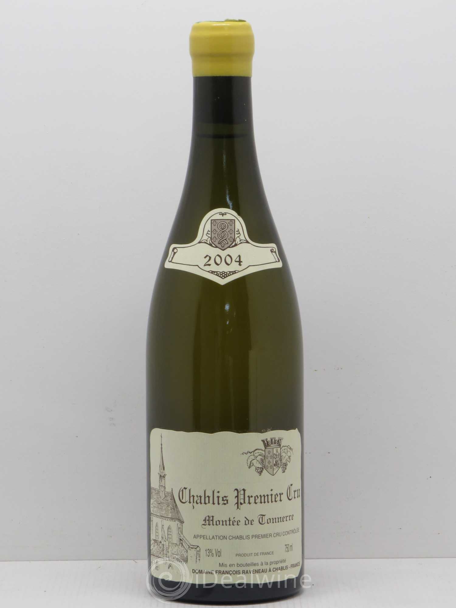 Chablis 1er Cru Montée de Tonnerre Raveneau (Domaine) 2004 - Lot de 1 bouteille - 0