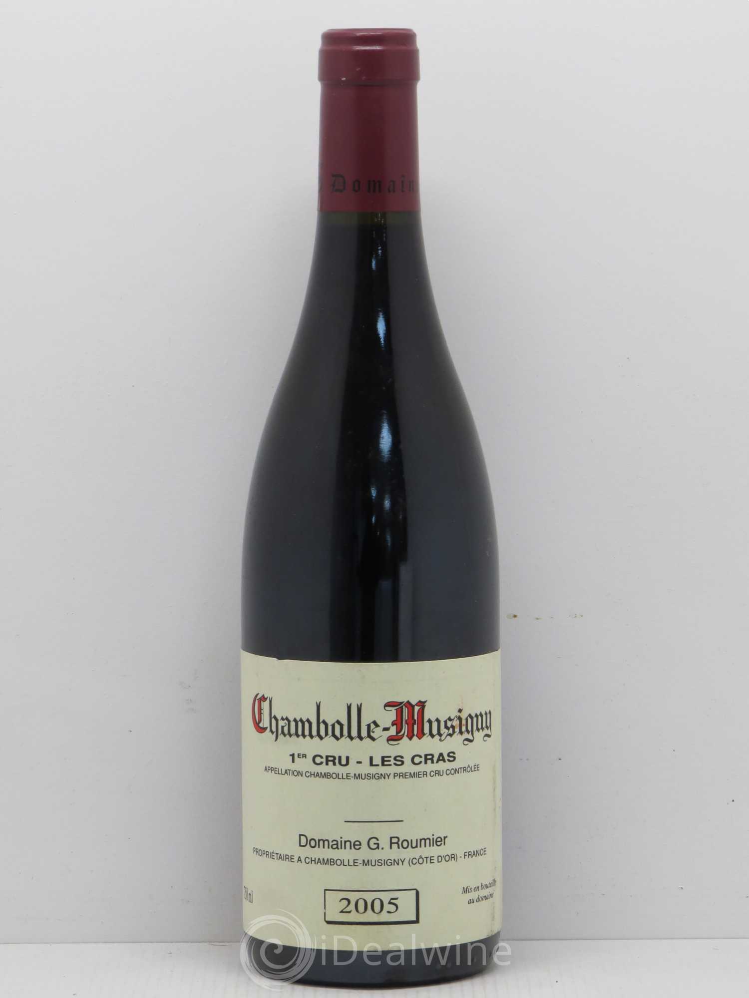 Chambolle-Musigny 1er Cru Les Cras Georges Roumier (Domaine) 2005 - Lot de 1 bouteille - 0
