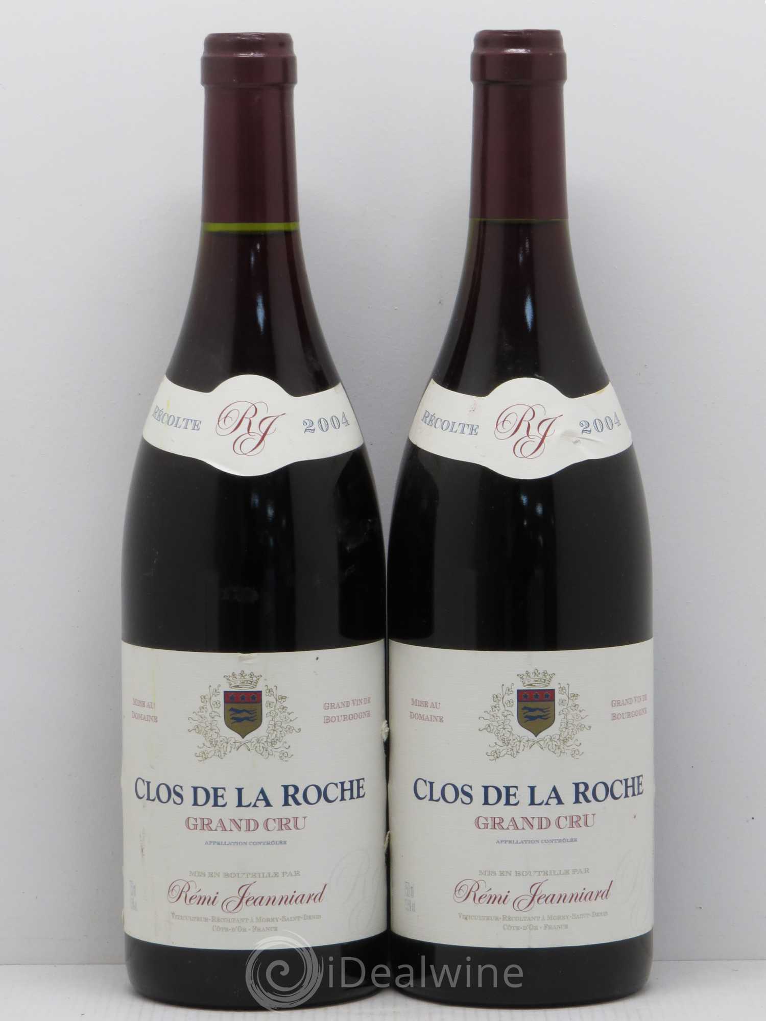 Clos de la Roche Grand Cru Rémi Jenniard 2004 - Lotto di 2 bottiglie - 0
