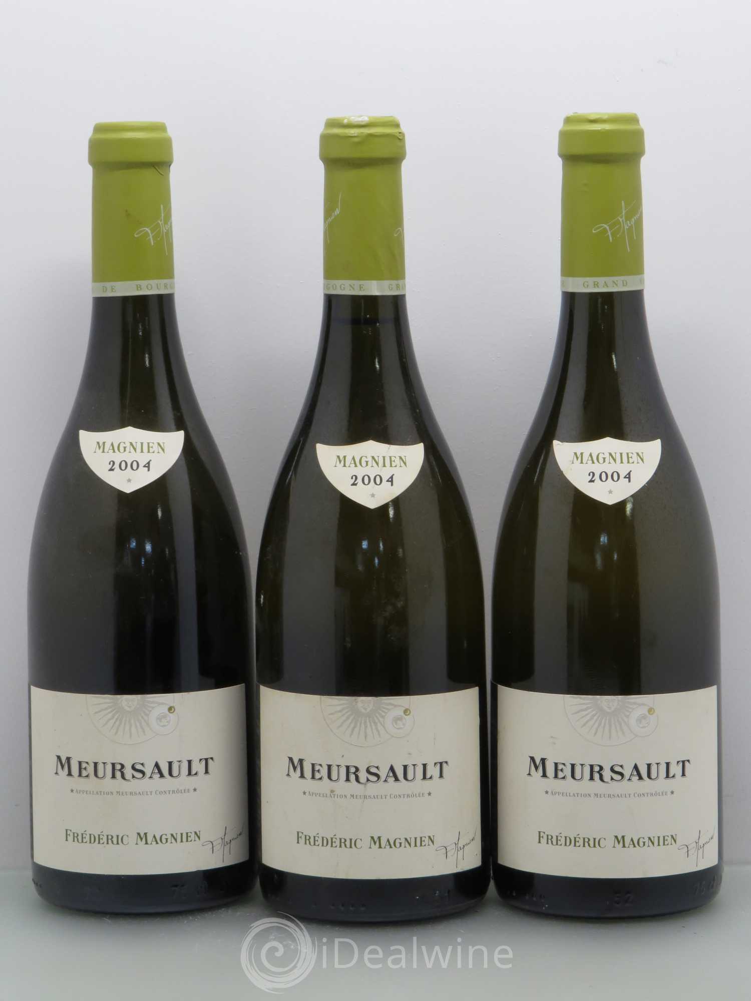 Meursault Frédéric Magnien 2004 - Lot de 3 bouteilles - 0