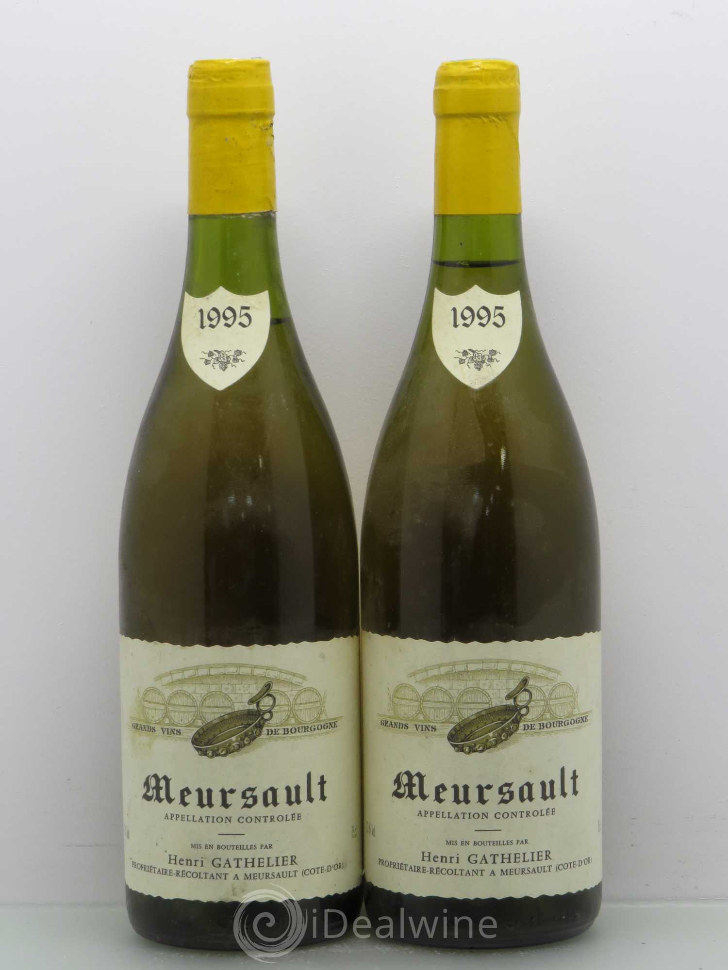 Meursault Henri Gathelier 1995 - Posten von 2 Flaschen - 0