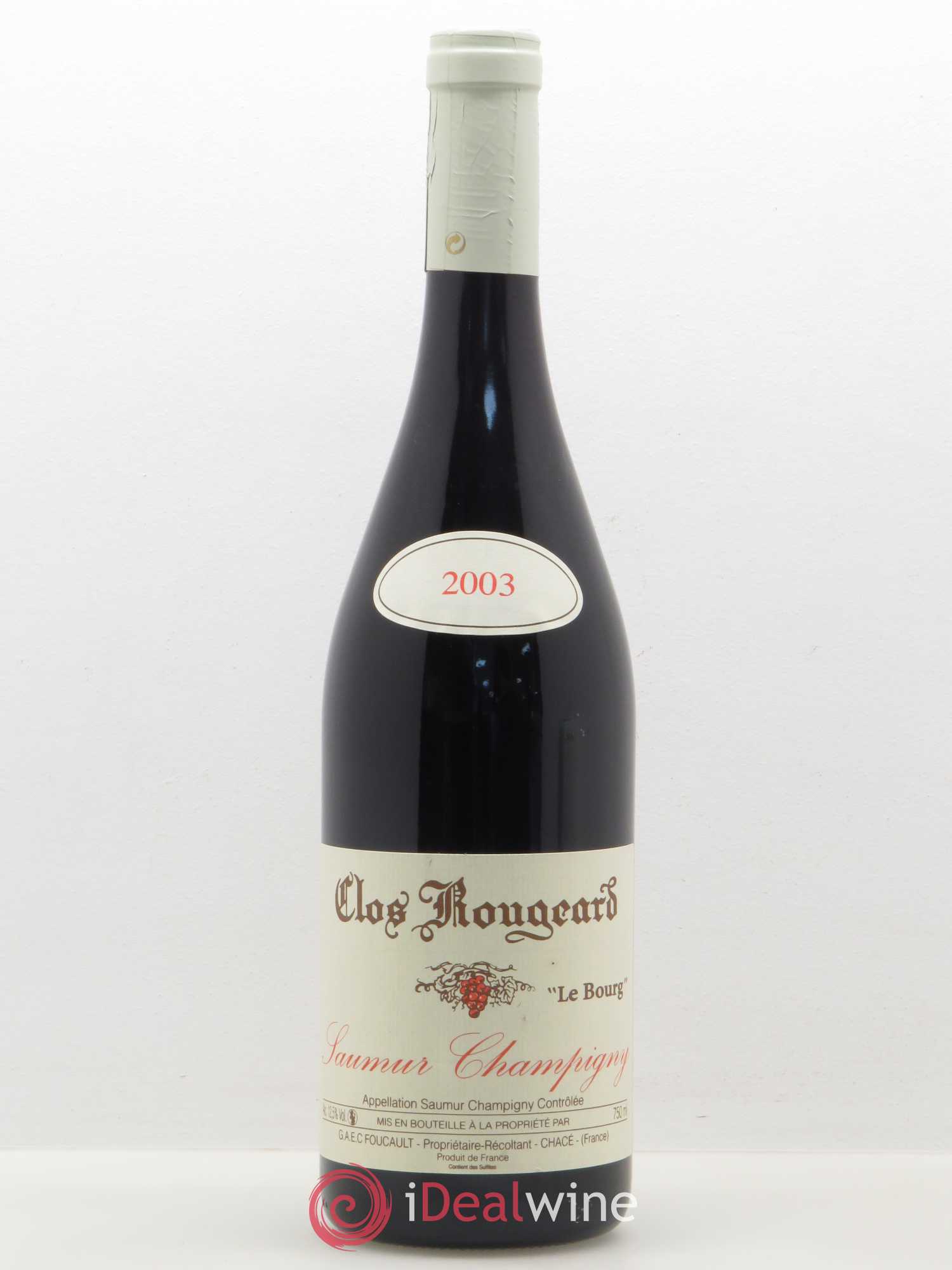 Saumur-Champigny Le Bourg Clos Rougeard 2003 - Lot de 1 bouteille - 0