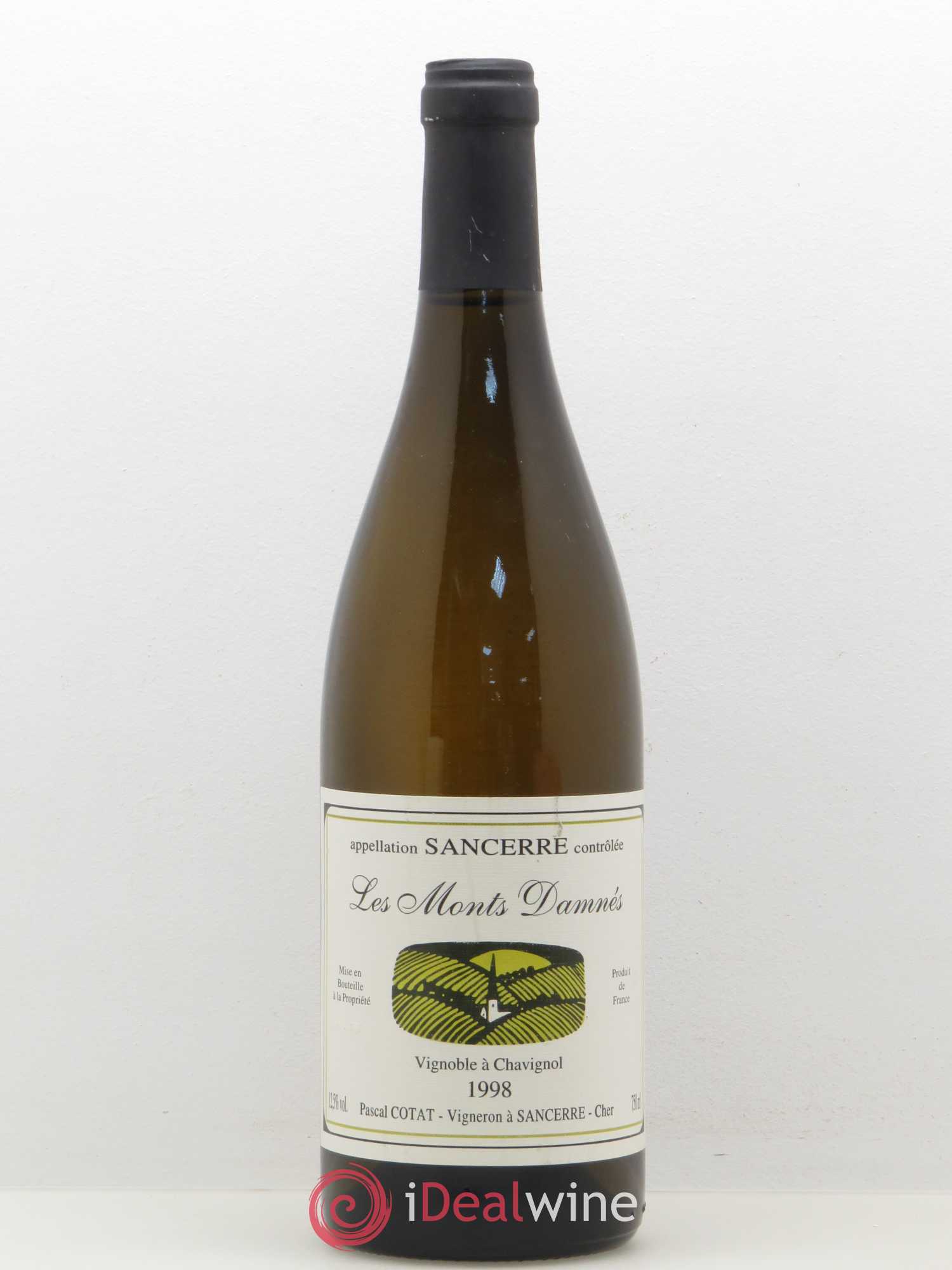 Sancerre Les Monts Damnés Pascal Cotat 1998 - Lot de 1 bouteille - 0