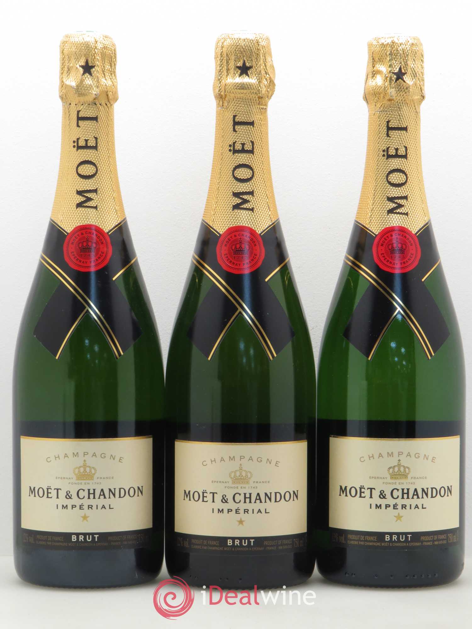 Impérial Brut Moët et Chandon - Lot de 3 bouteilles - 0