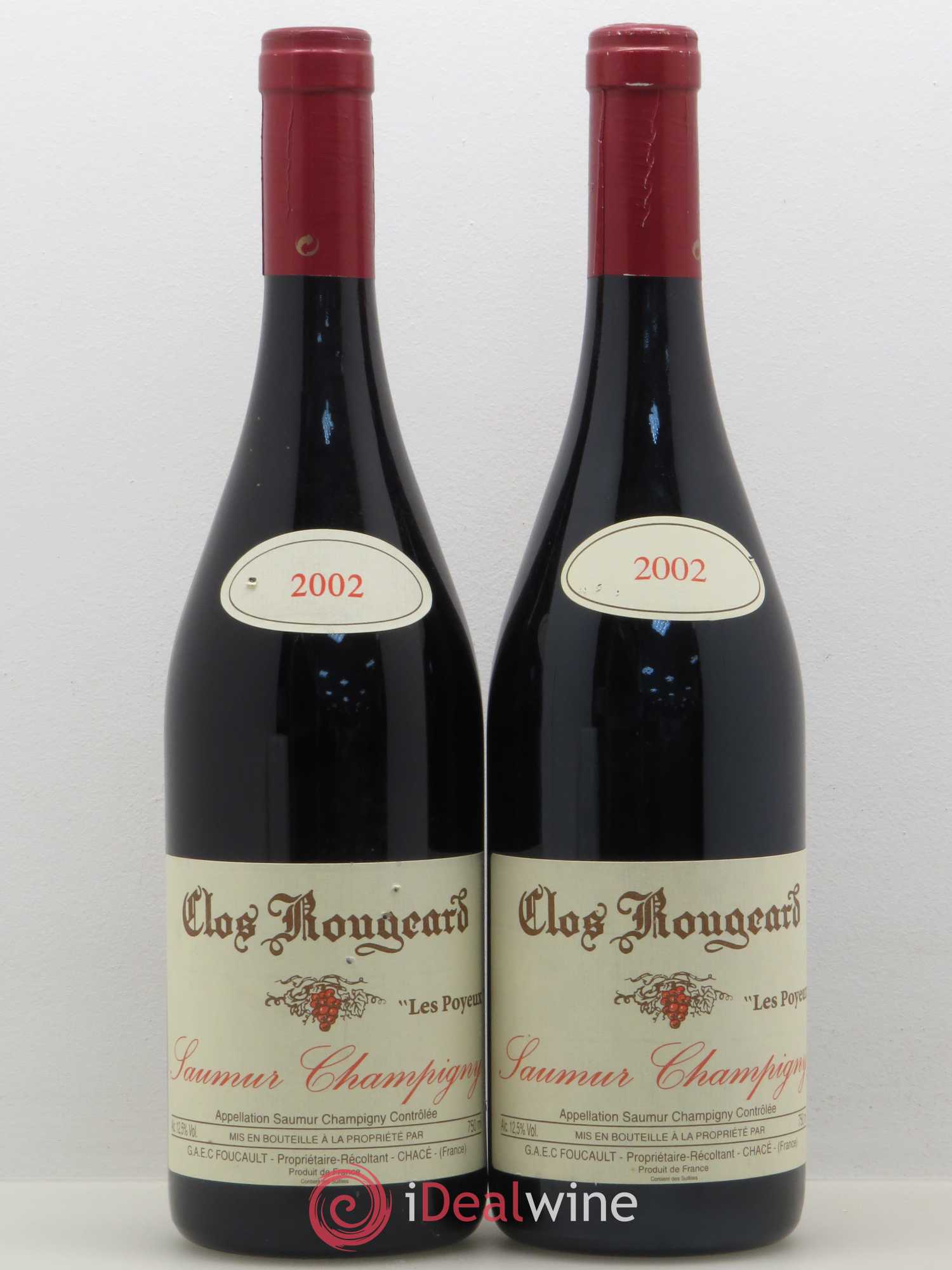 Saumur-Champigny Les Poyeux Clos Rougeard 2002 - Lot de 2 bouteilles - 0
