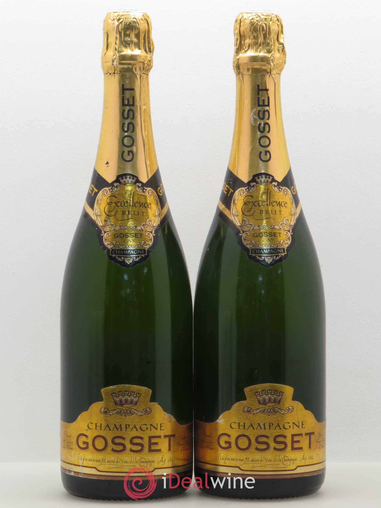 Champagne Gosset - Lot de 2 bouteilles - 0