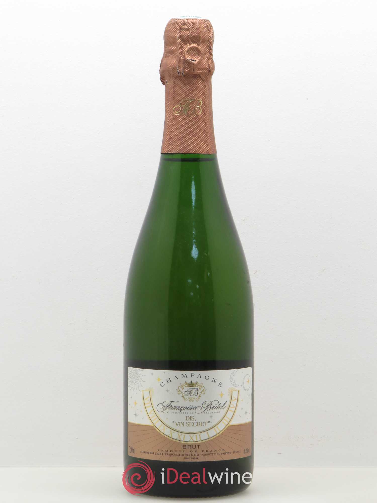 Champagne Vin secret Françoise Bedel - Posten von 1 Flasche - 0