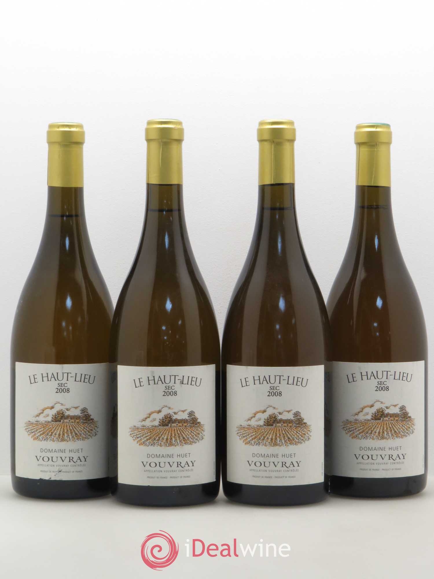 Vouvray Le Haut-Lieu Sec Domaine Huet 2008 - Lot de 4 bouteilles - 0