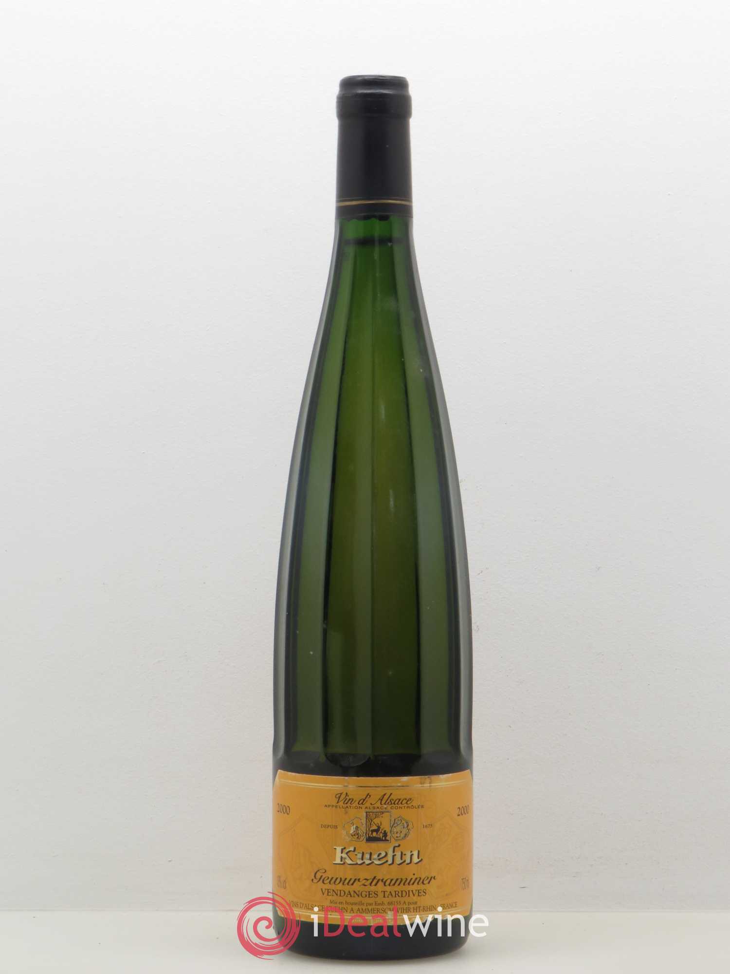 Gewurztraminer Vendanges Tardives Kuehn 2000 - Lotto di 1 bottiglia - 0