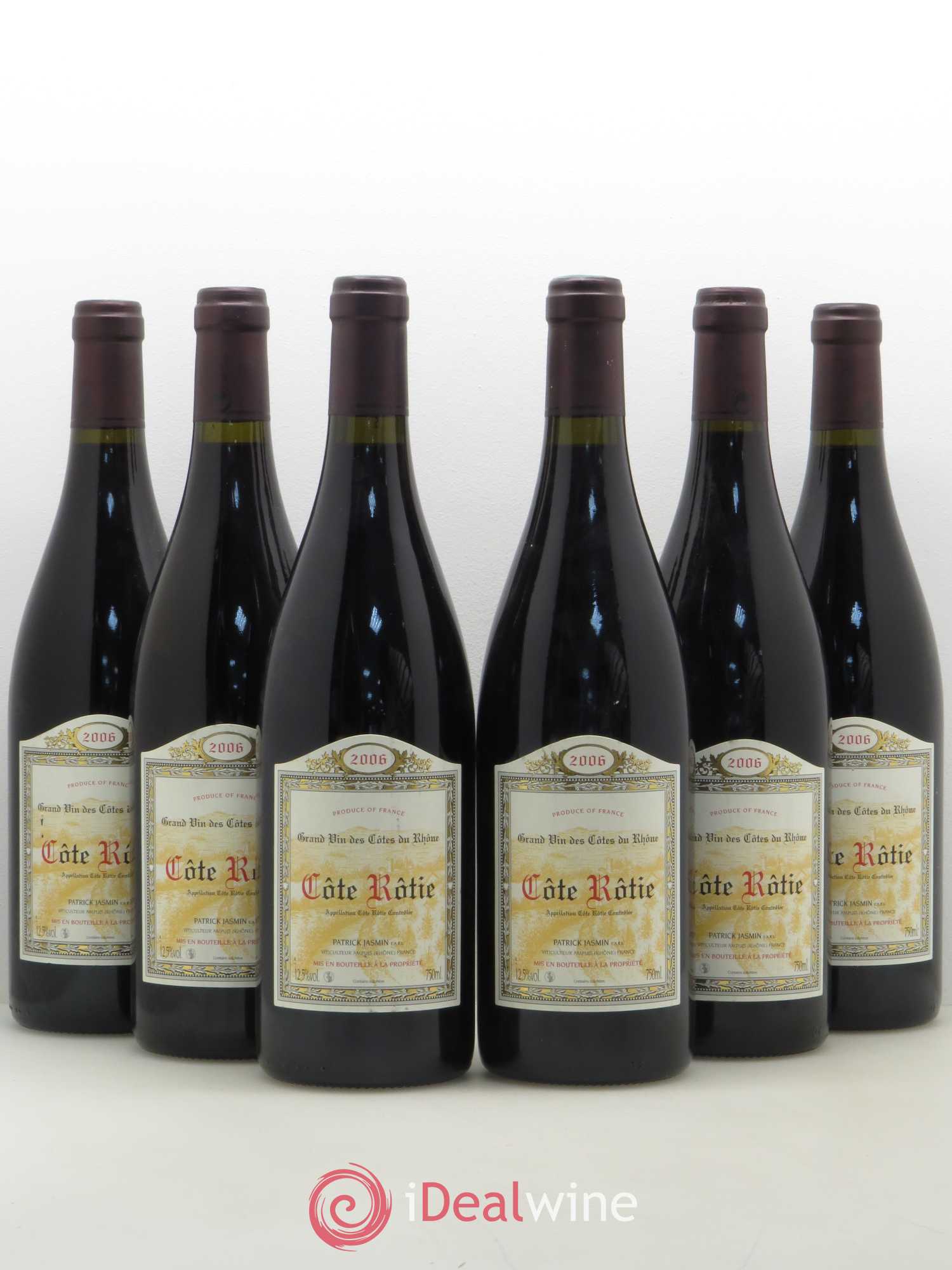 Côte-Rôtie Jasmin (Domaine) (sans prix de réserve) 2006 - Lot de 6 bouteilles - 0