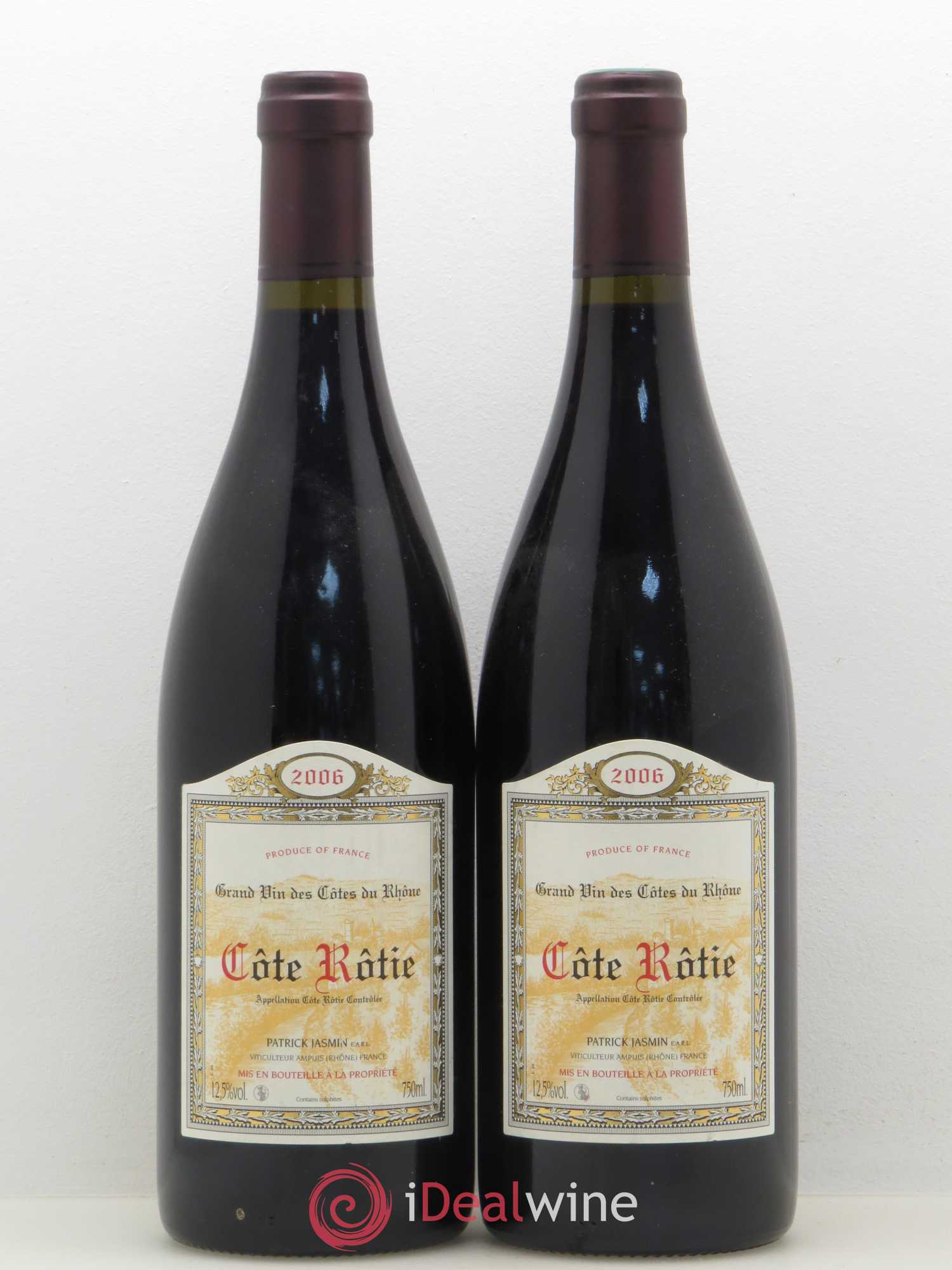 Côte-Rôtie Jasmin (Domaine) 2006 - Lot de 2 bouteilles - 0