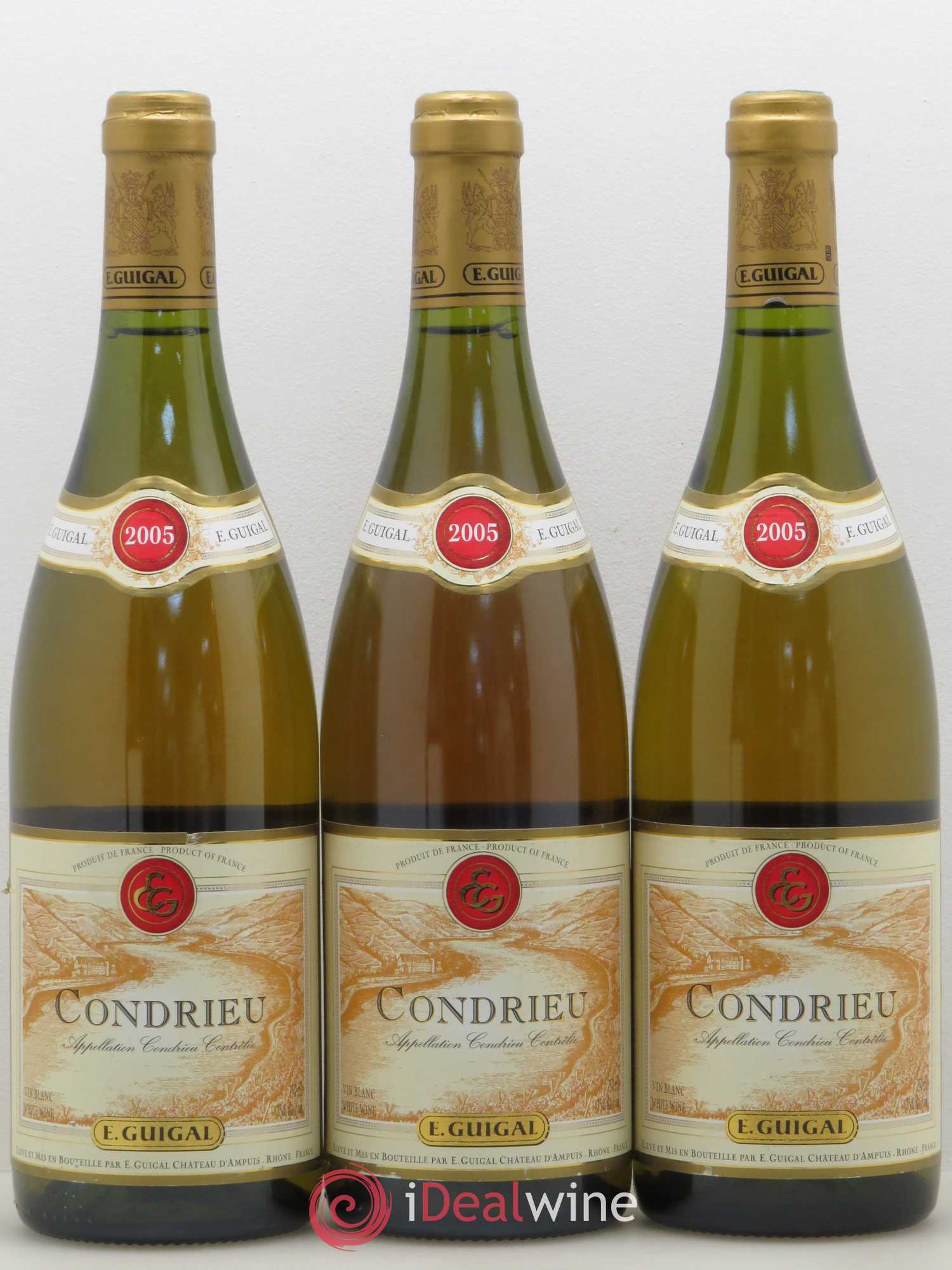 Condrieu Guigal (sans prix de réserve) 2005 - Lot de 3 bouteilles - 0