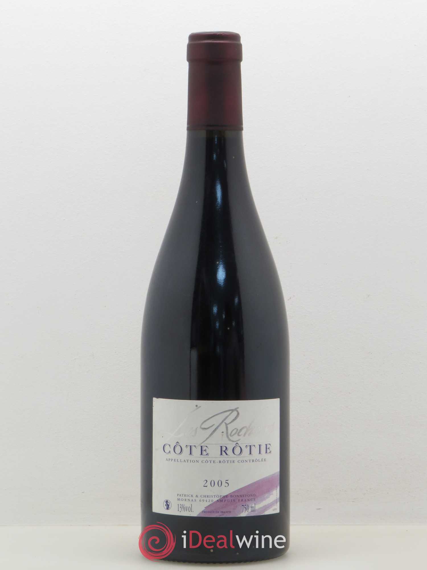 Côte-Rôtie Les Rochains Domaine Bonnefond 2005 - Lot de 1 bouteille - 0