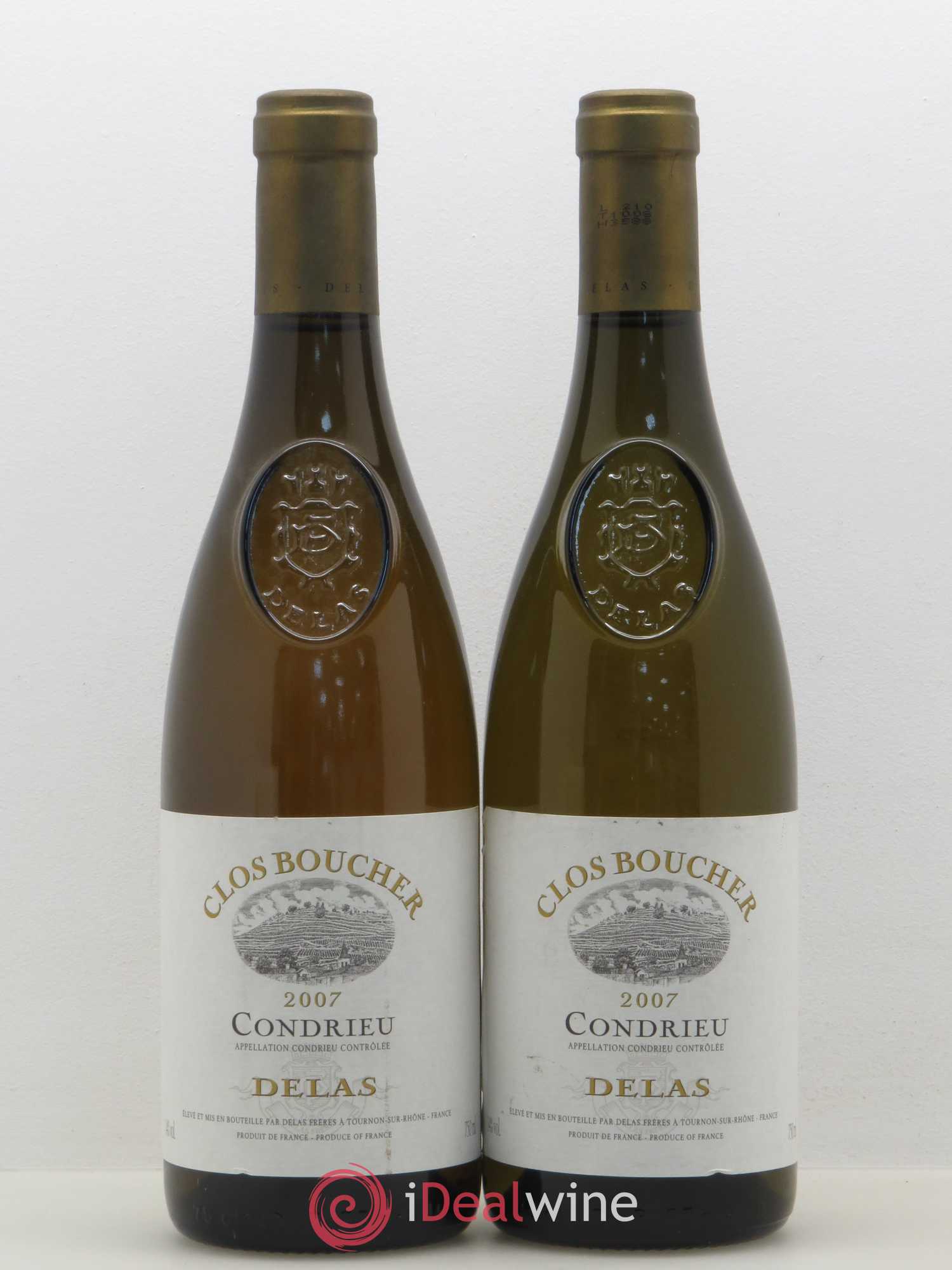 Condrieu Clos Boucher Delas Frères 2007 - Lot de 2 bouteilles - 0