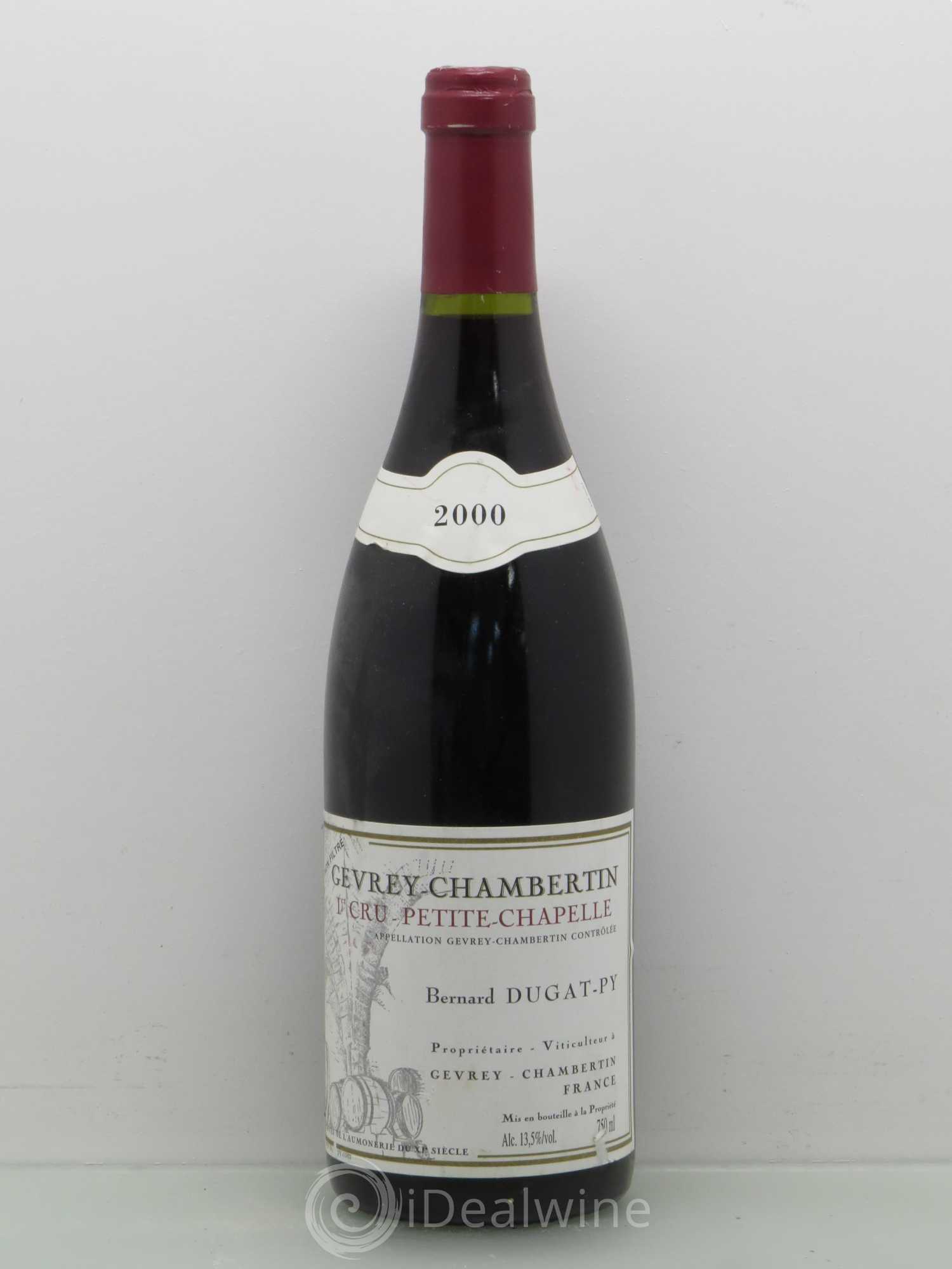 Gevrey-Chambertin 1er Cru Petite Chapelle Vieilles Vignes Dugat-Py 2000 - Lot de 1 bouteille - 0