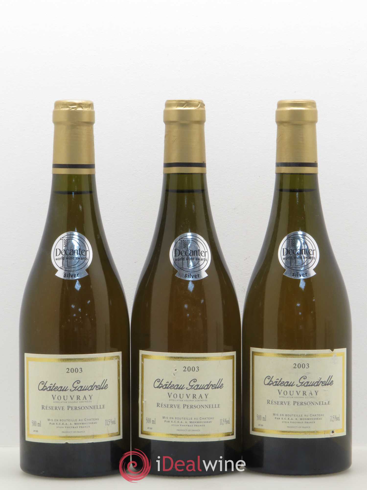 Vouvray 2003 - Lotto di 3 bottiglie - 0