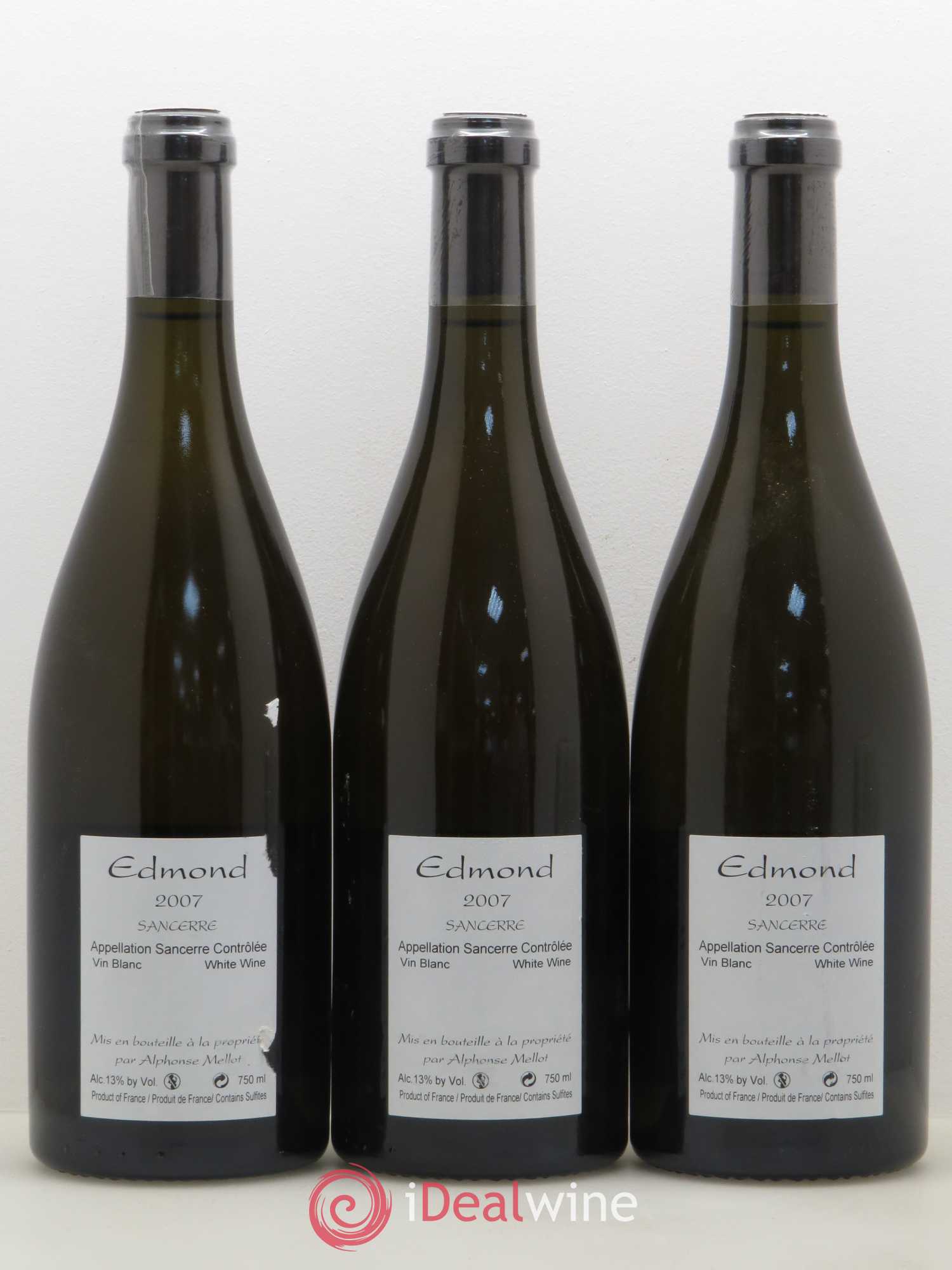 Sancerre Cuvée Edmond Alphonse Mellot 2007 - Lot de 3 bouteilles - 1