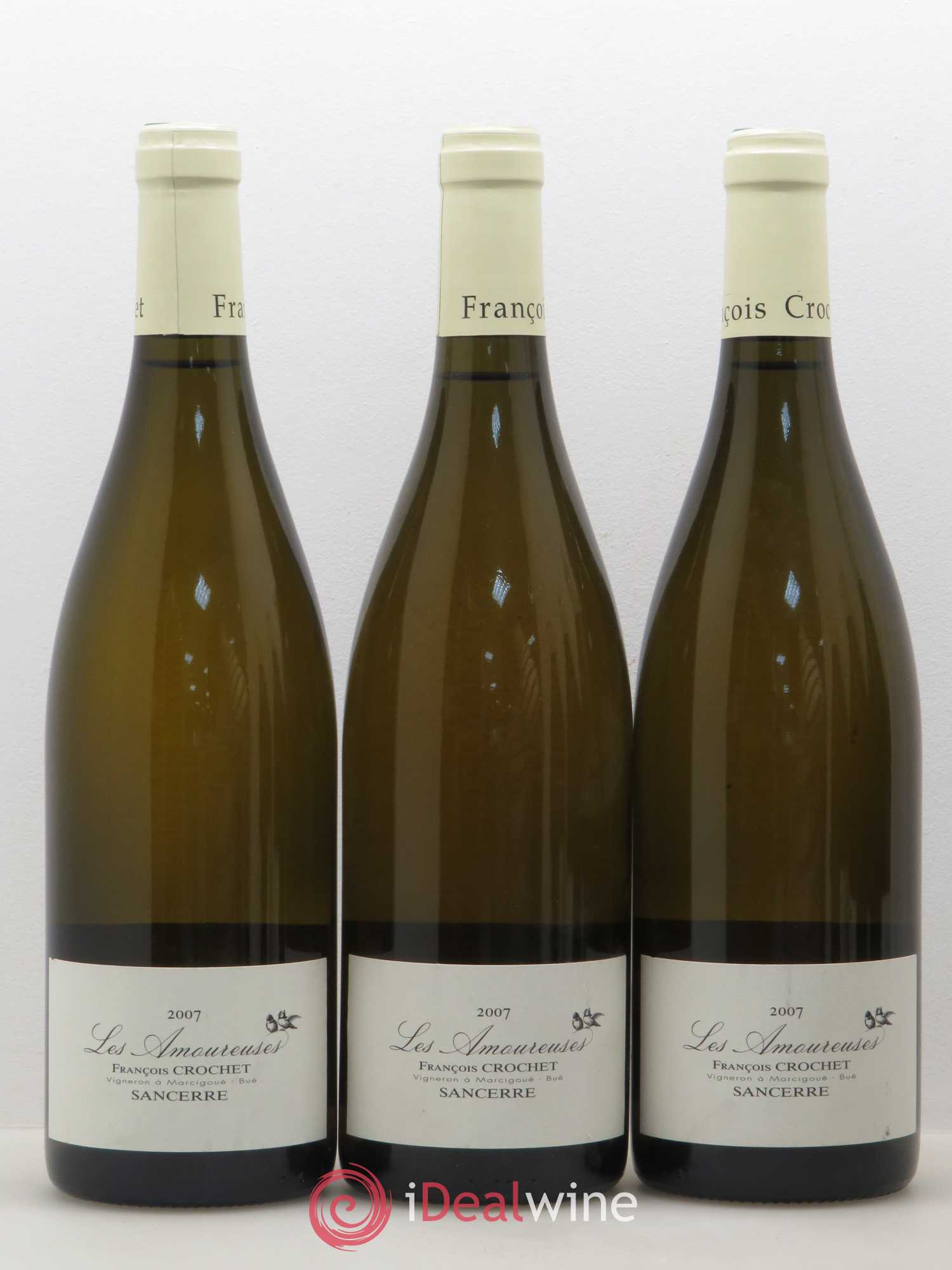 Sancerre Les Amoureuses François Crochet 2007 - Lot de 6 bouteilles - 1