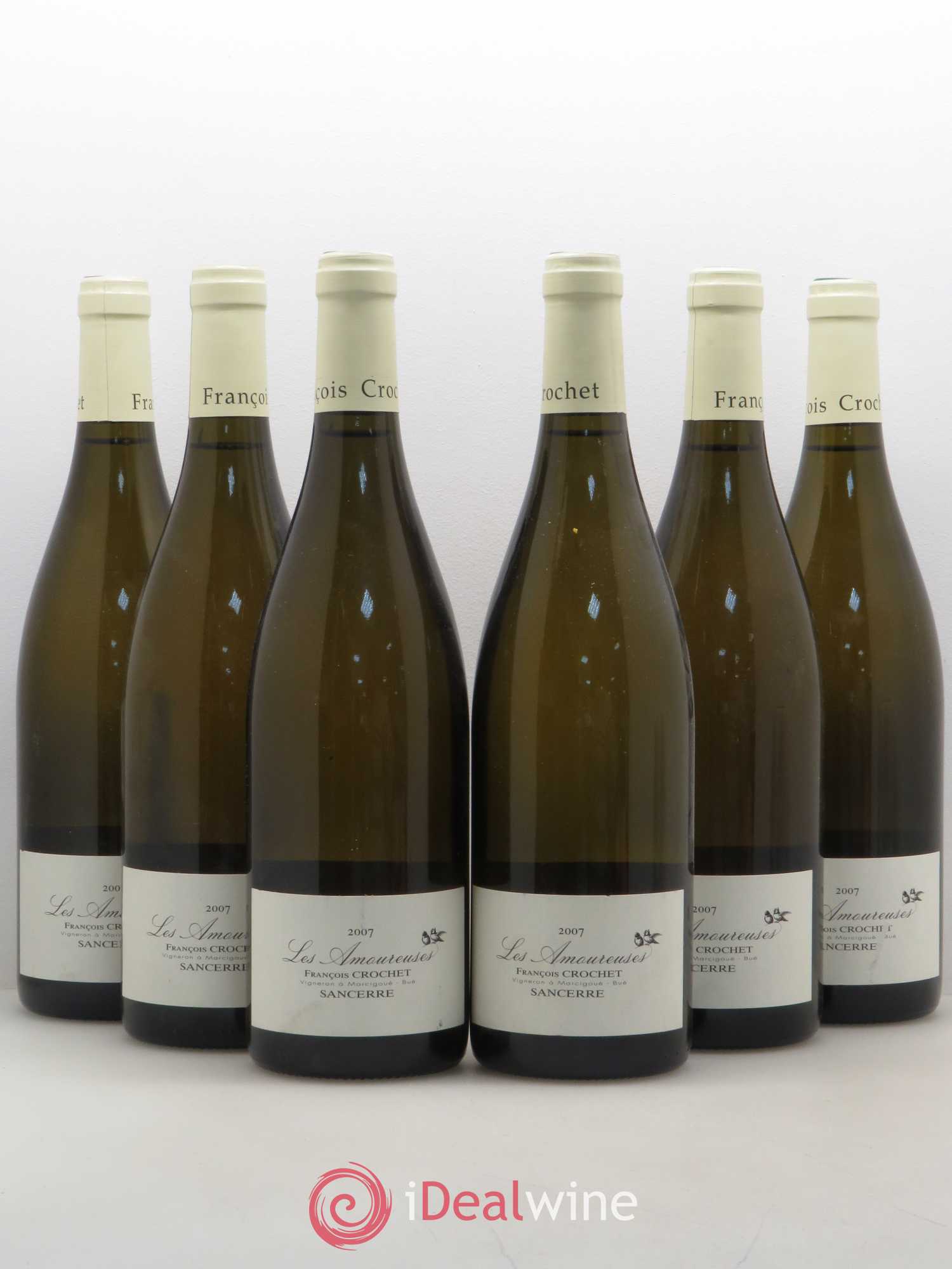 Sancerre Les Amoureuses François Crochet 2007 - Lot de 6 bouteilles - 0