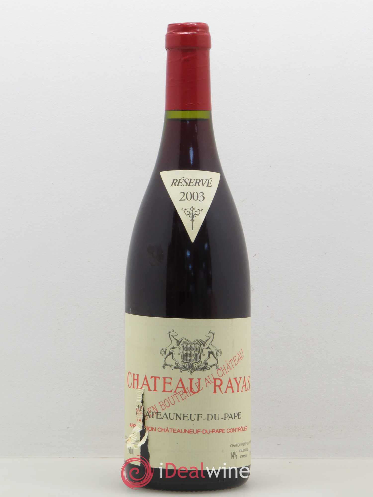 Châteauneuf-du-Pape Château Rayas Emmanuel Reynaud 2003 - Lot de 1 bouteille - 0