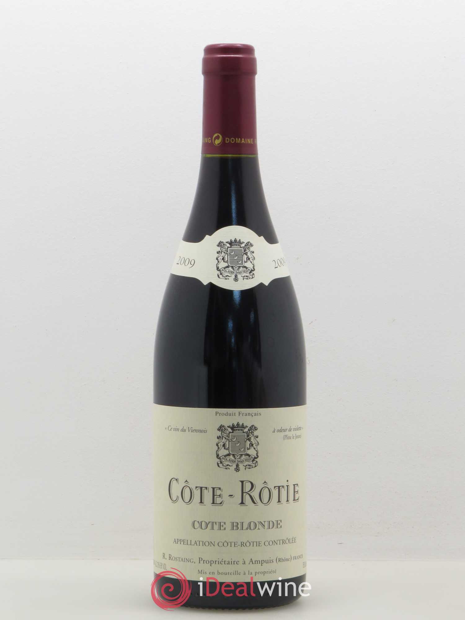 Côte-Rôtie Côte Blonde René Rostaing 2009 - Lot de 1 bouteille - 0