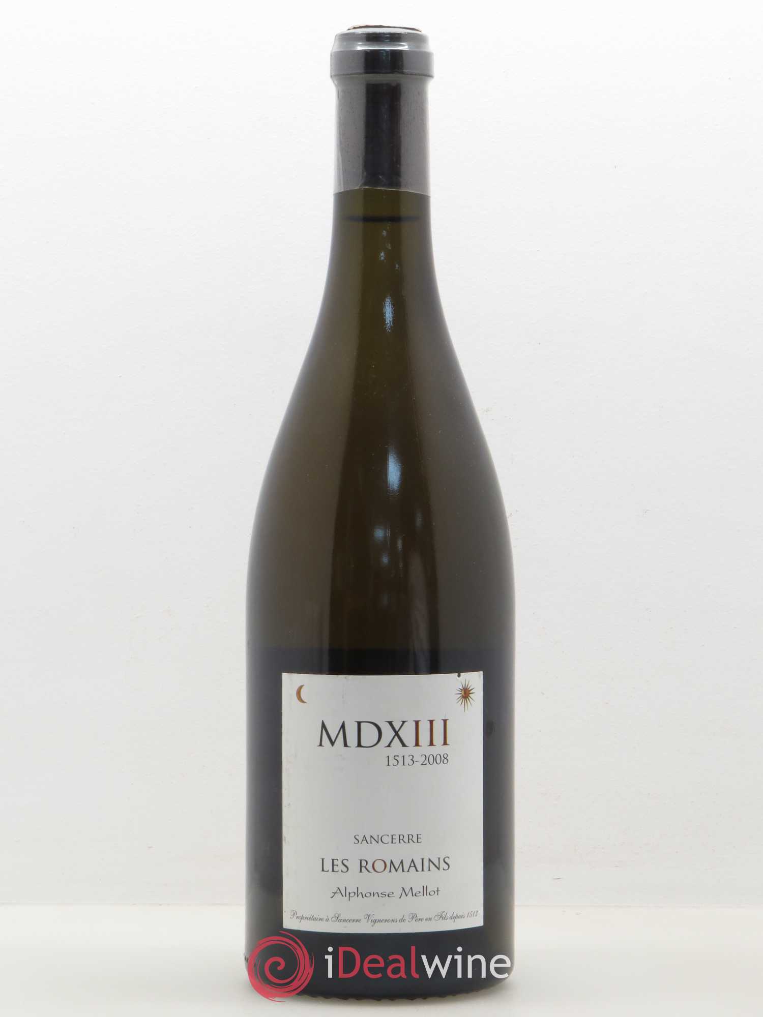 Sancerre Les Romains Alphonse Mellot 2008 - Lot de 1 bouteille - 0