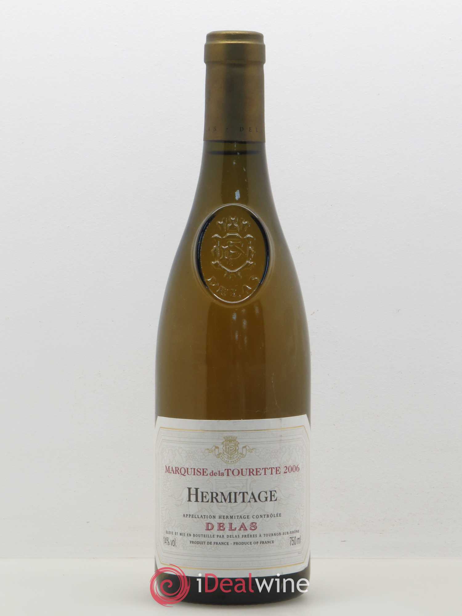 Hermitage Marquise de la Tourette Delas Frères 2006 - Lot de 1 bouteille - 0