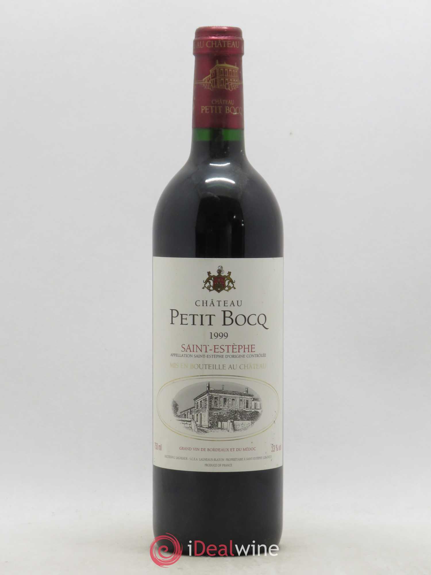 Château Petit Bocq Cru Bourgeois 1999 - Lot de 1 bouteille - 0