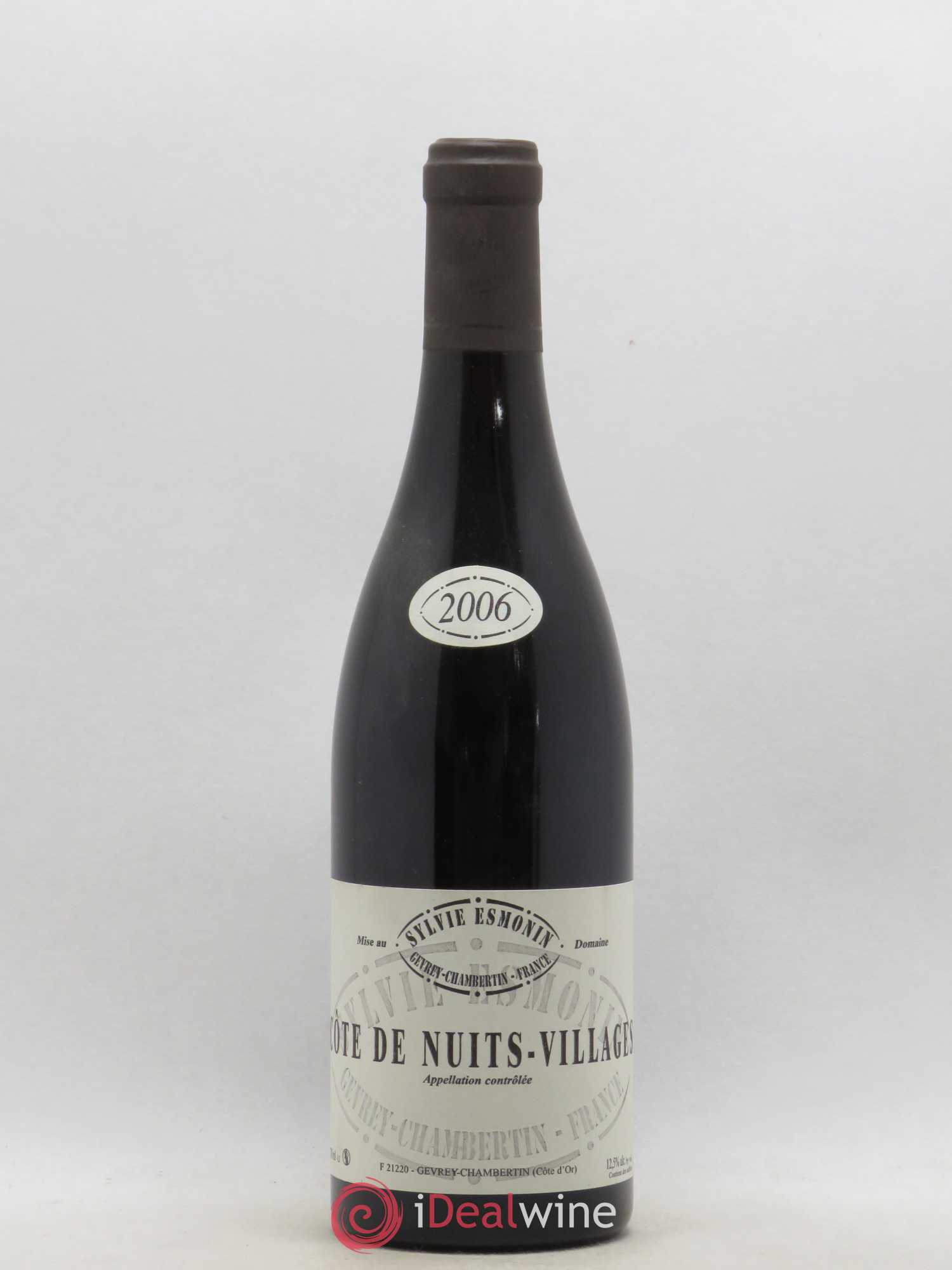 Côte de Nuits-Villages Sylvie Esmonin 2006 - Lot de 1 bouteille - 0