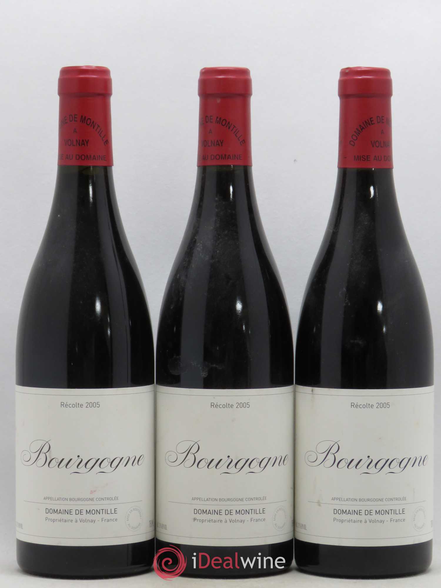 Bourgogne De Montille (Domaine) 2005 - Lot de 3 bouteilles - 0