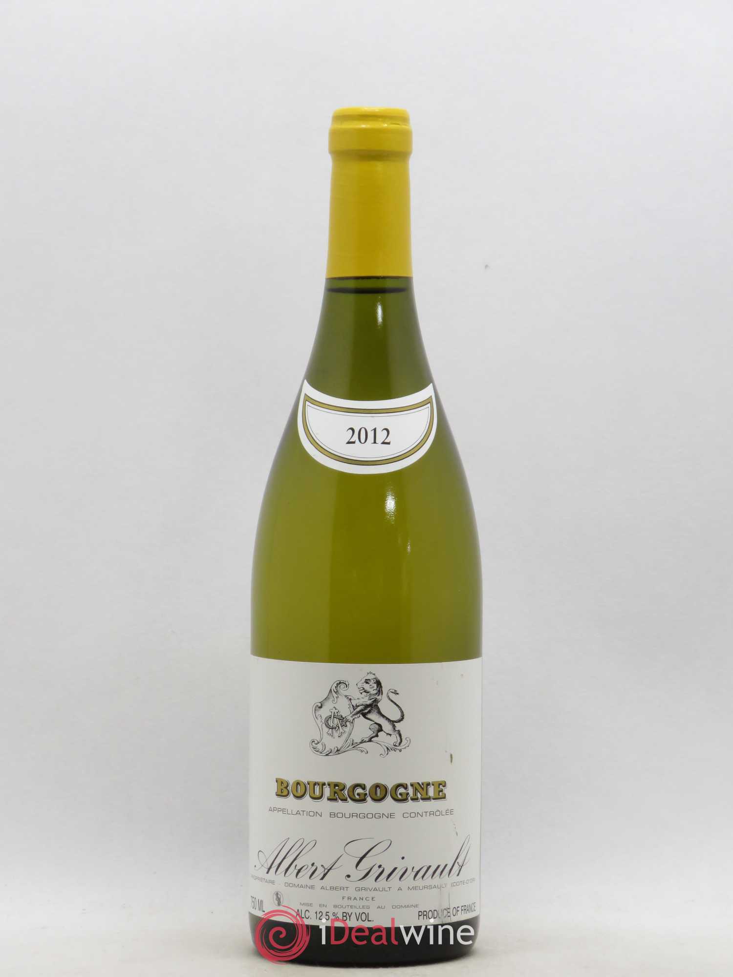 Bourgogne Domaine Albert Grivault 2012 - Posten von 1 Flasche - 0