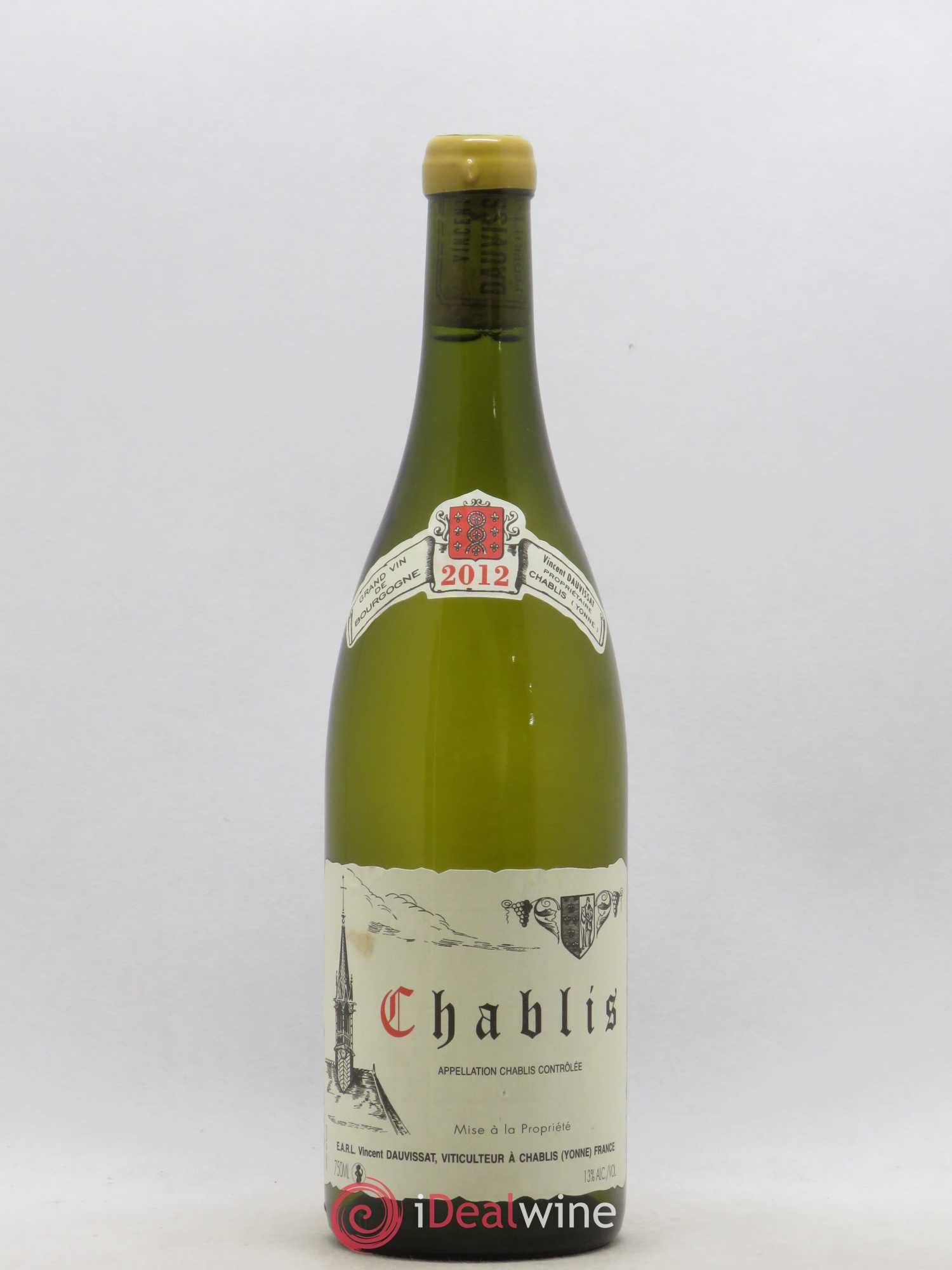 Chablis Vincent Dauvissat (Domaine) 2012 - Lot de 1 bouteille - 0
