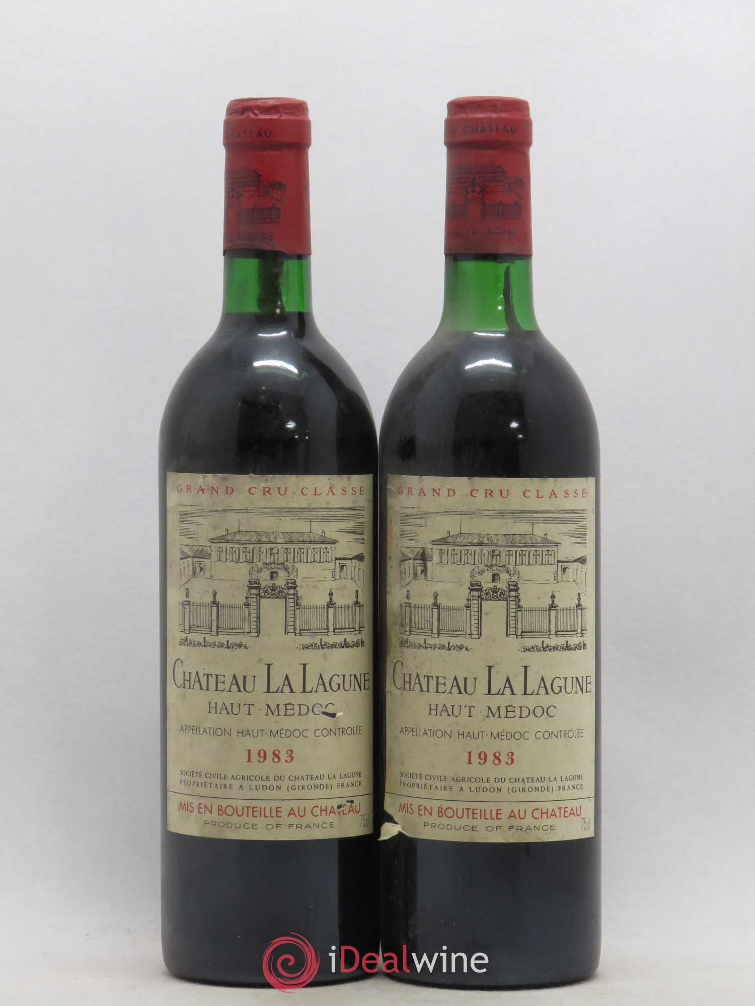 Château la Lagune 3ème Grand Cru Classé 1983 - Lot de 2 bouteilles - 0