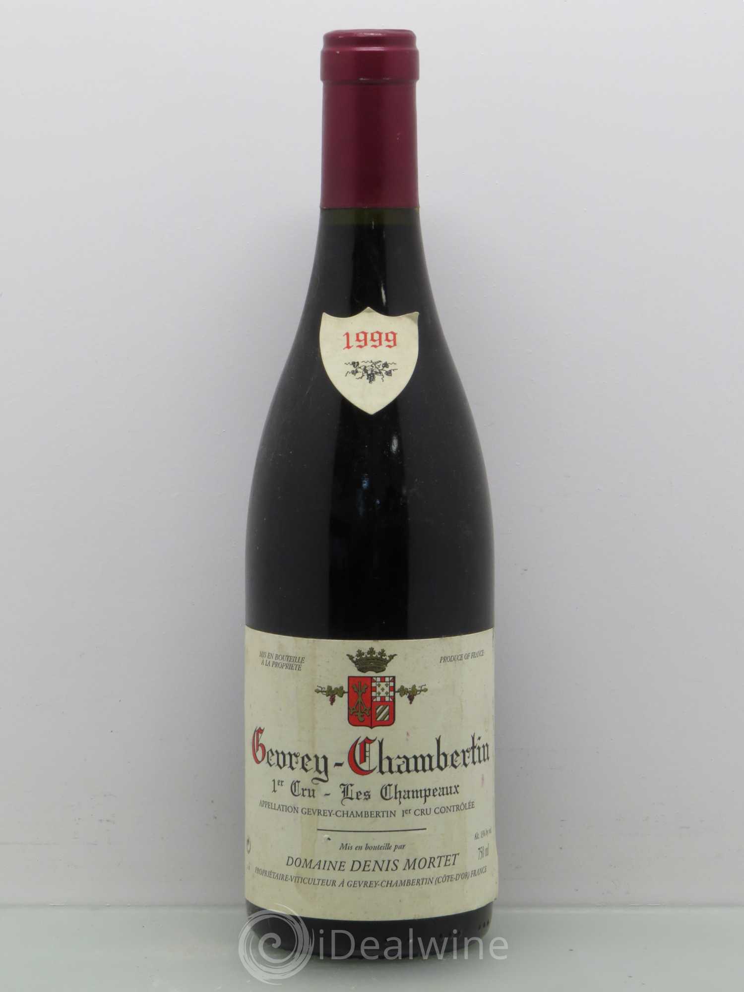 Gevrey-Chambertin 1er Cru Les Champeaux Denis Mortet (Domaine) 1999 - Lot de 1 bouteille - 0