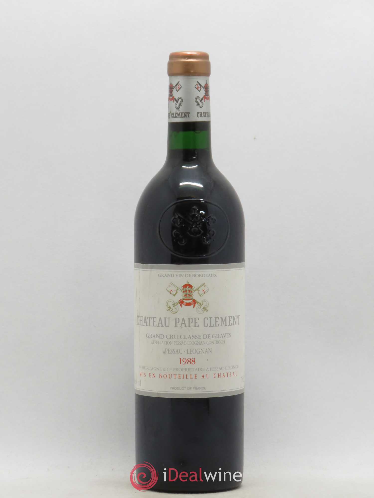 Château Pape Clément Cru Classé de Graves 1988 - Lot de 1 bouteille - 0