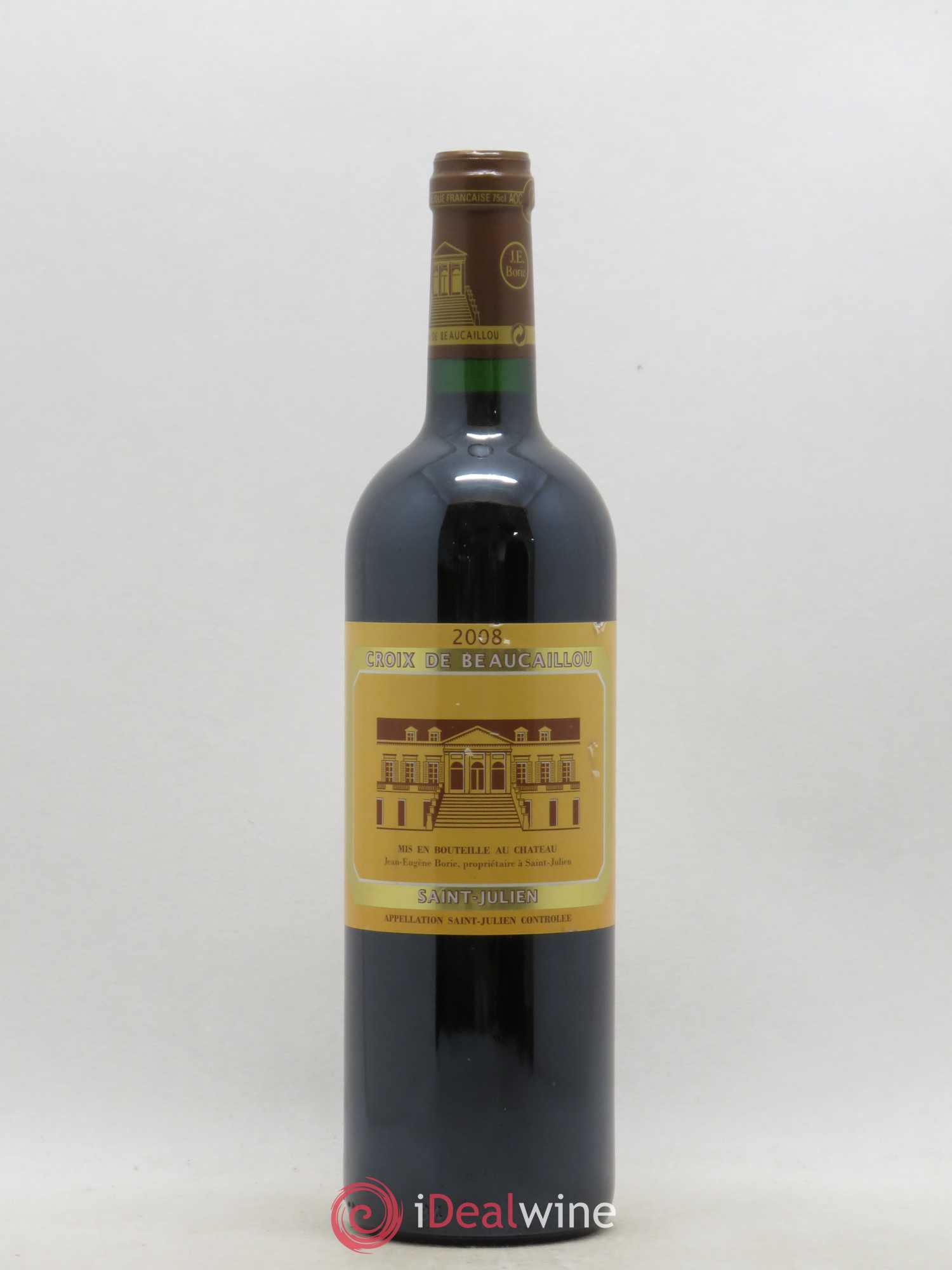 La Croix de Beaucaillou Second Vin 2008 - Lot de 1 bouteille - 0