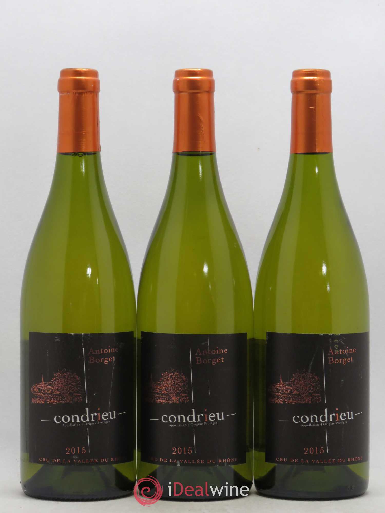 Condrieu Antoine Borget 2015 - Posten von 3 Flaschen - 0