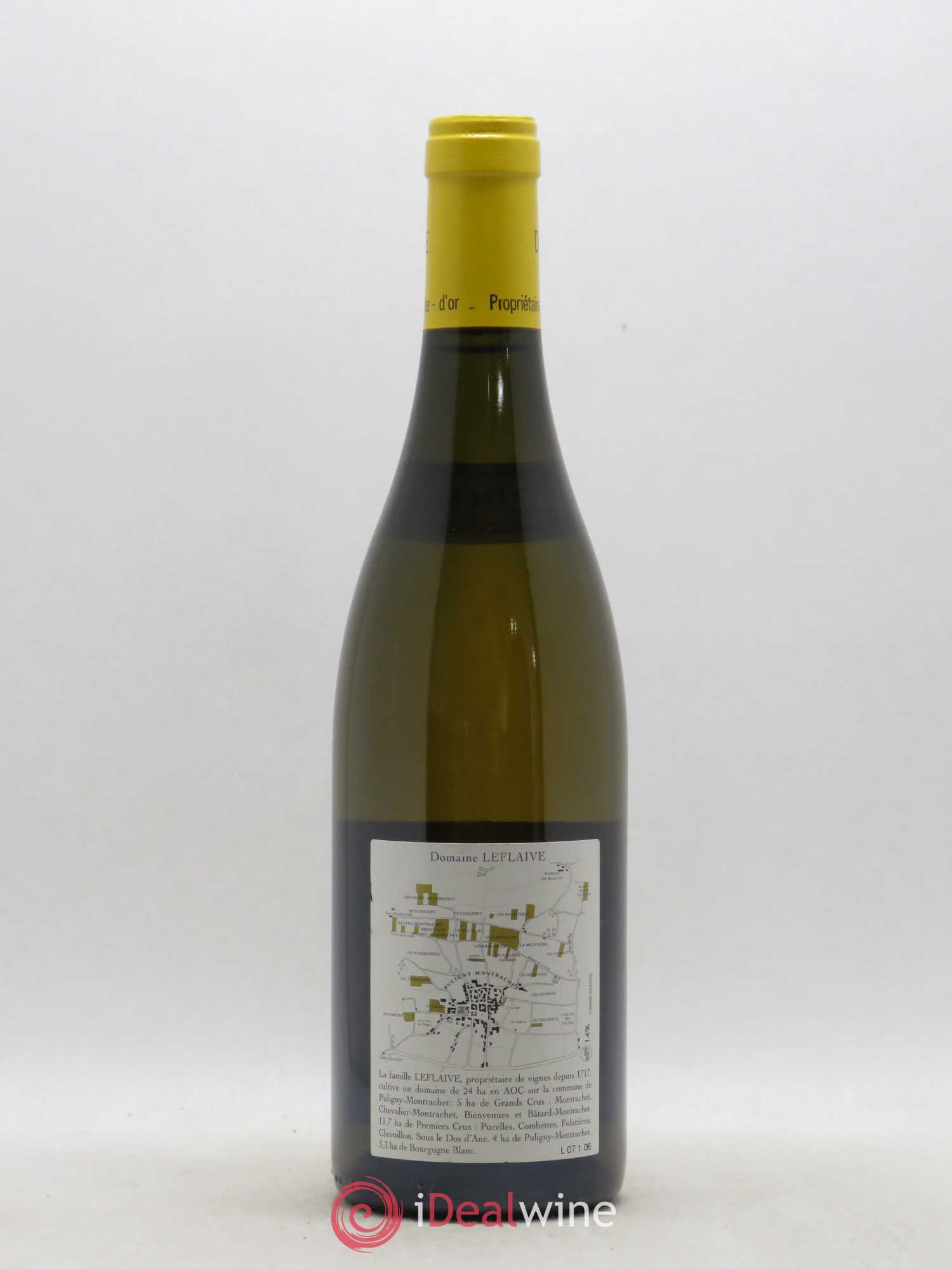 Bienvenues-Bâtard-Montrachet Grand Cru Leflaive (Domaine) 2006 - Lot de 1 bouteille - 1