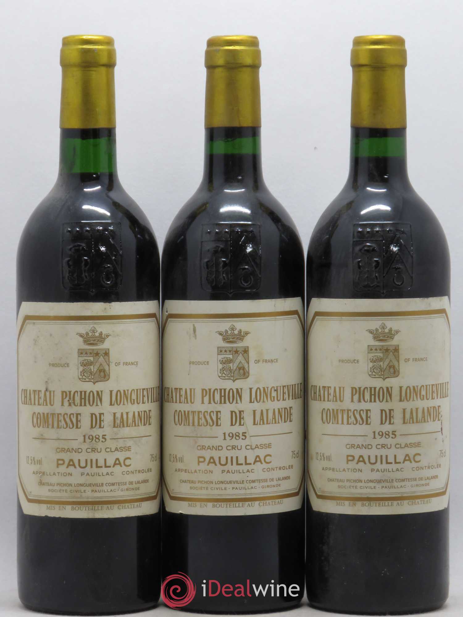 Château Pichon Longueville Comtesse de Lalande 2ème Grand Cru Classé 1985 - Lot de 6 bouteilles - 2