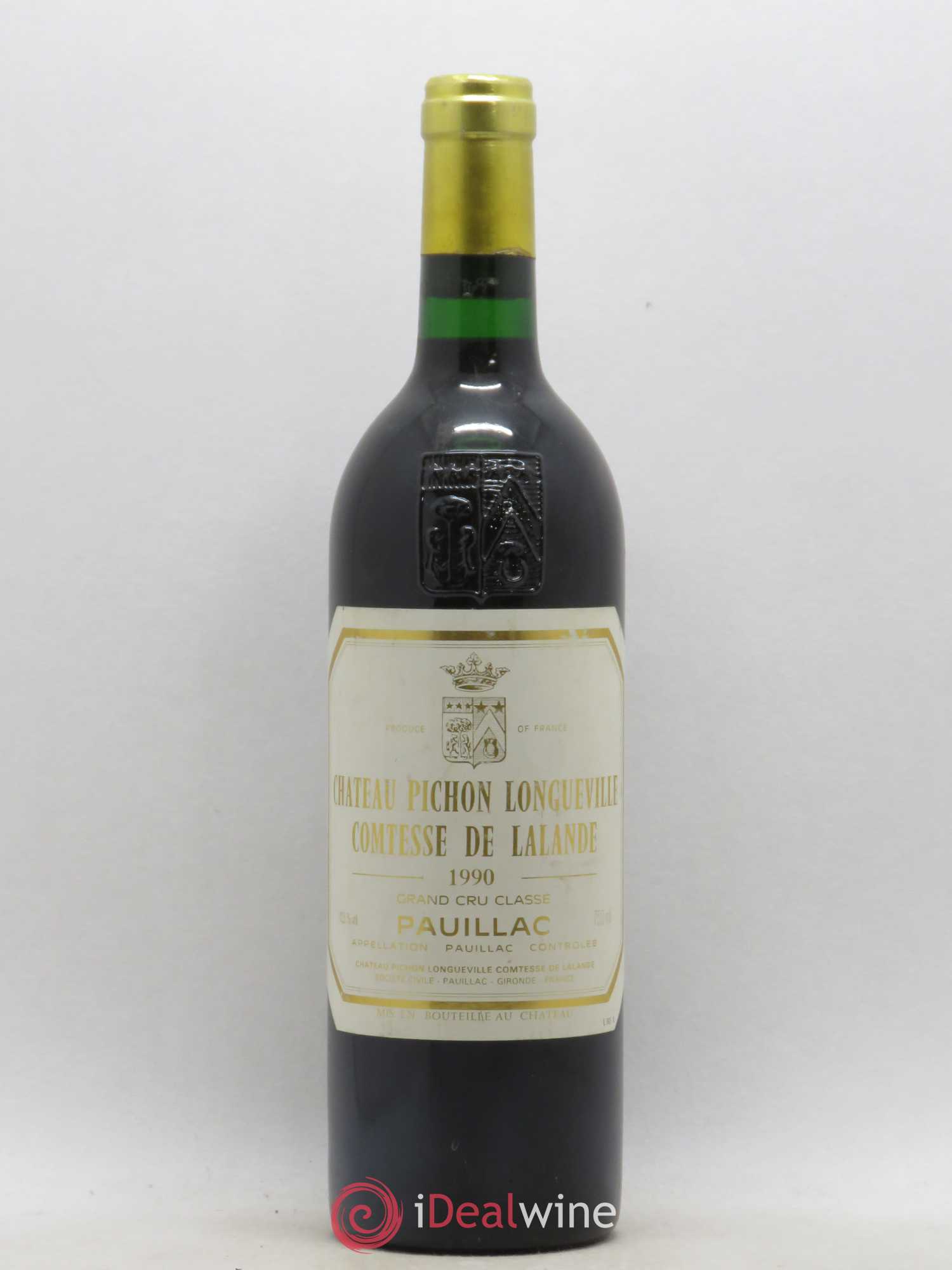 Château Pichon Longueville Comtesse de Lalande 2ème Grand Cru Classé 1990 - Lot de 1 bouteille - 0
