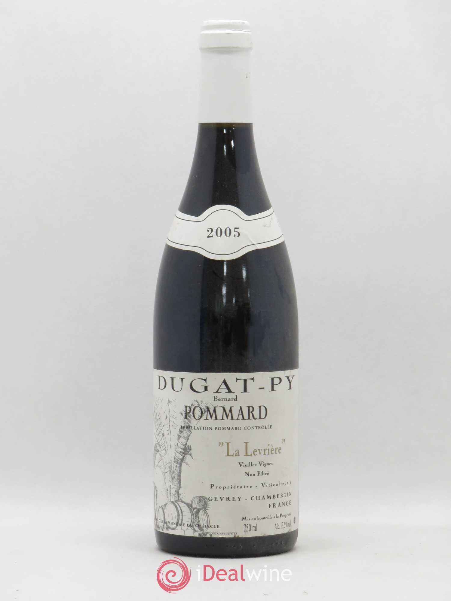 Pommard La Levrière Vieilles Vignes Dugat-Py 2005 - Lot de 1 bouteille - 0