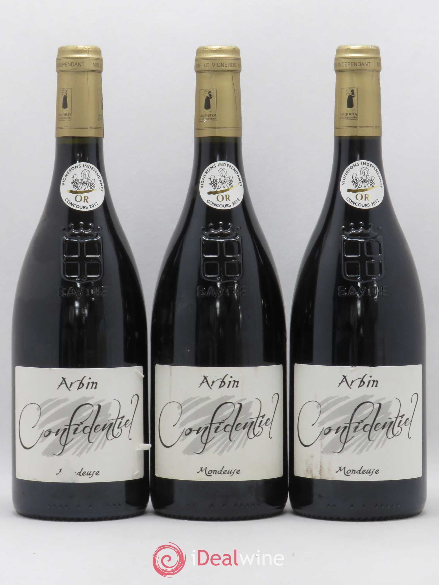 Vin de Savoie Arbin Mondeuse Confidentiel Trosset 2011 - Lot de 3 bouteilles - 0