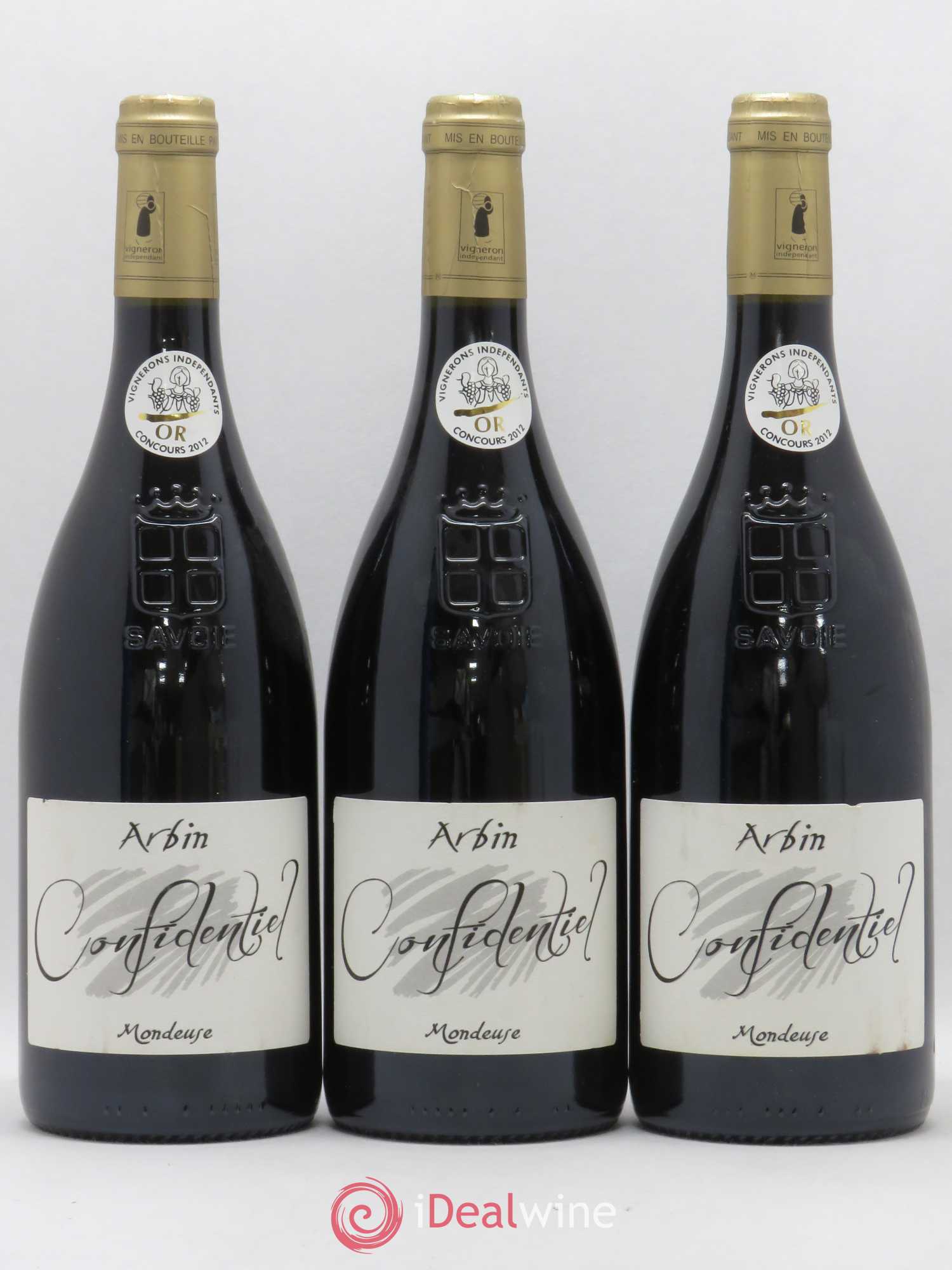 Vin de Savoie Arbin Mondeuse Confidentiel Trosset 2011 - Lot de 3 bouteilles - 0