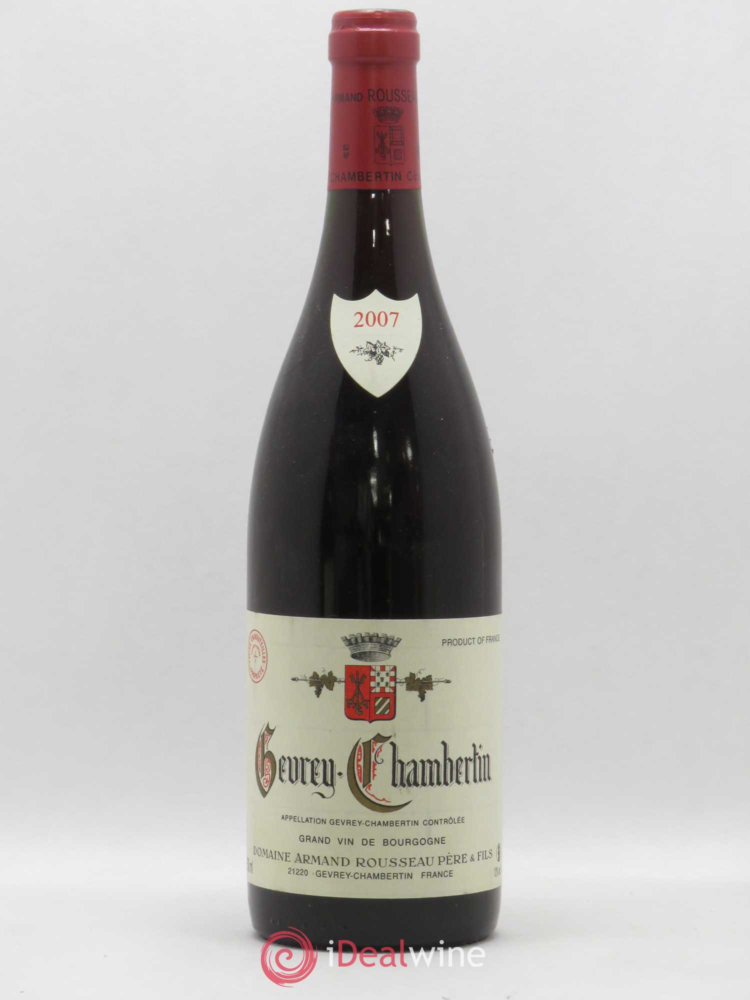 Gevrey-Chambertin Armand Rousseau (Domaine) 2007 - Lot de 1 bouteille - 0